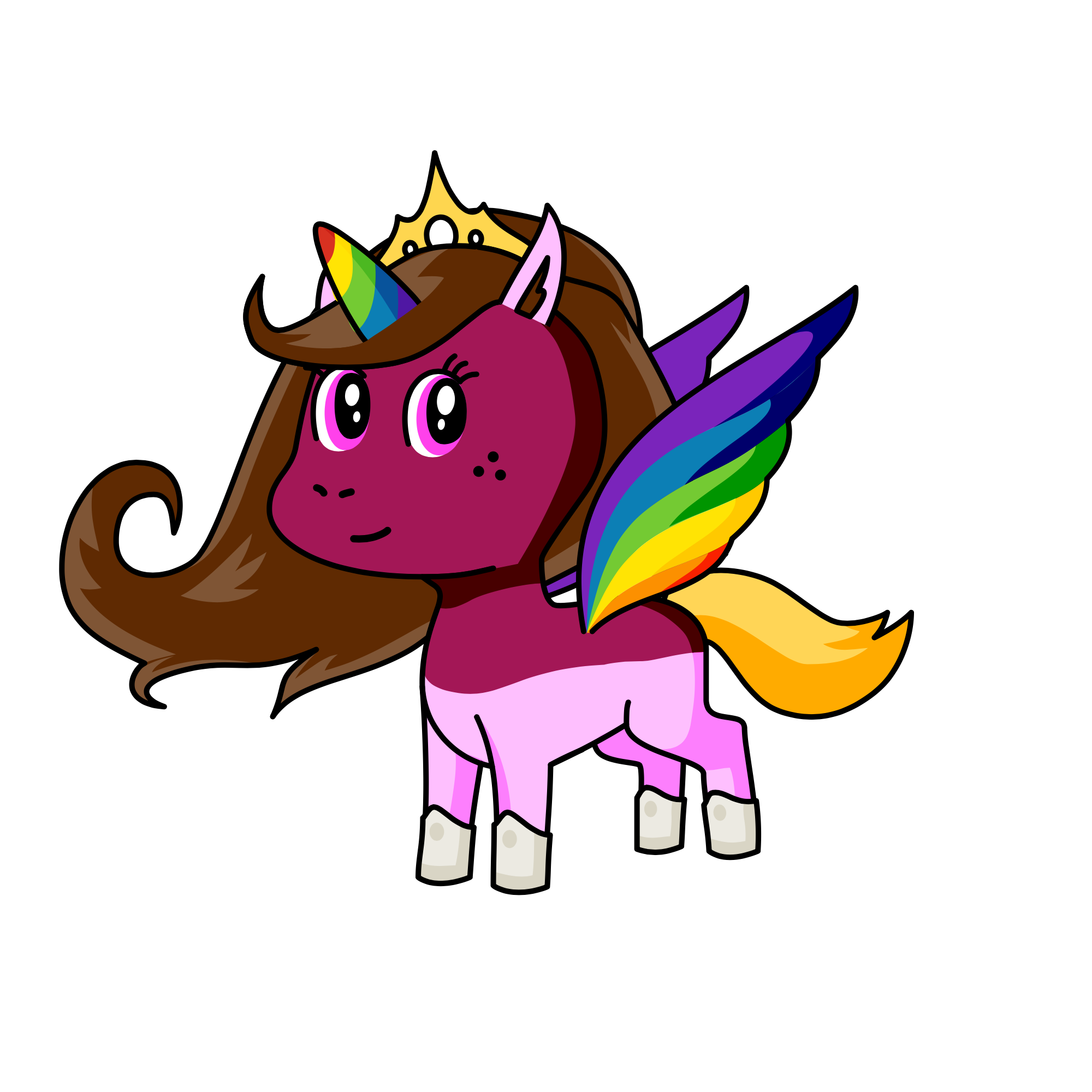 Dill-va, the unicorn