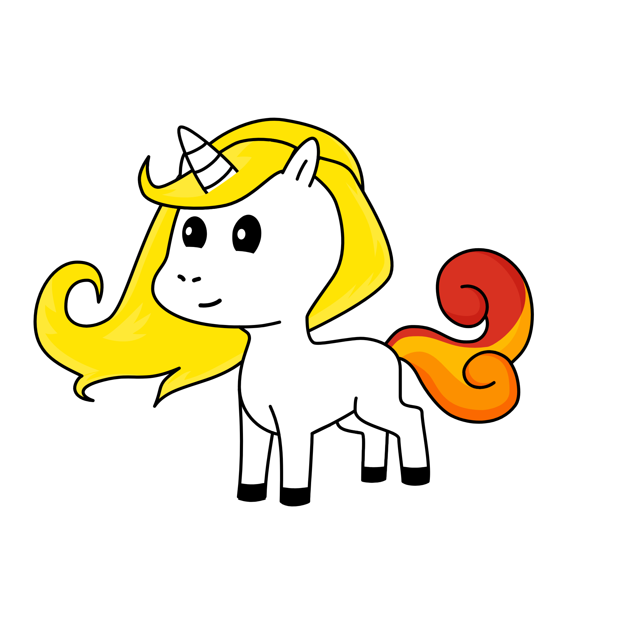 april, the unicorn