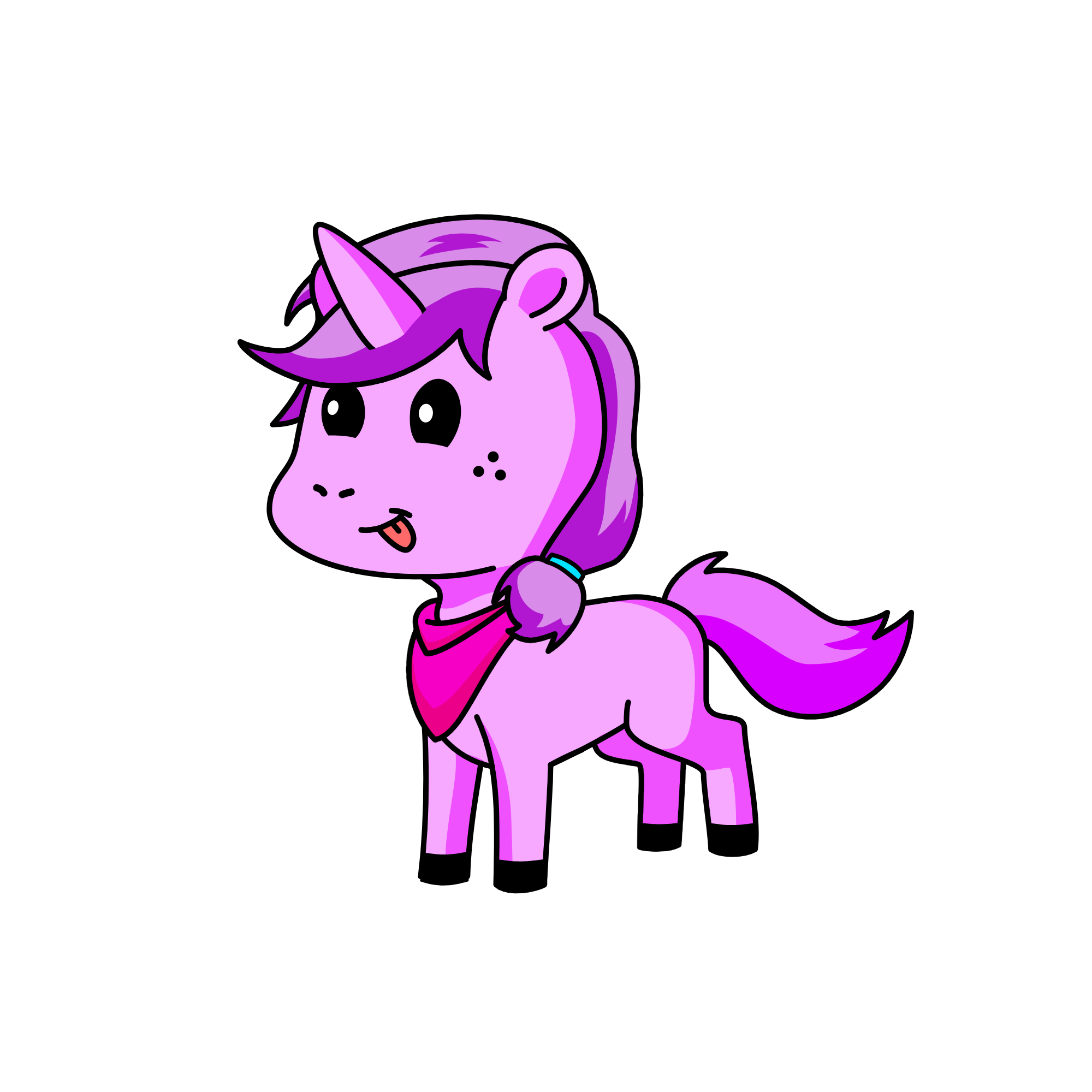 Gabby, the unicorn