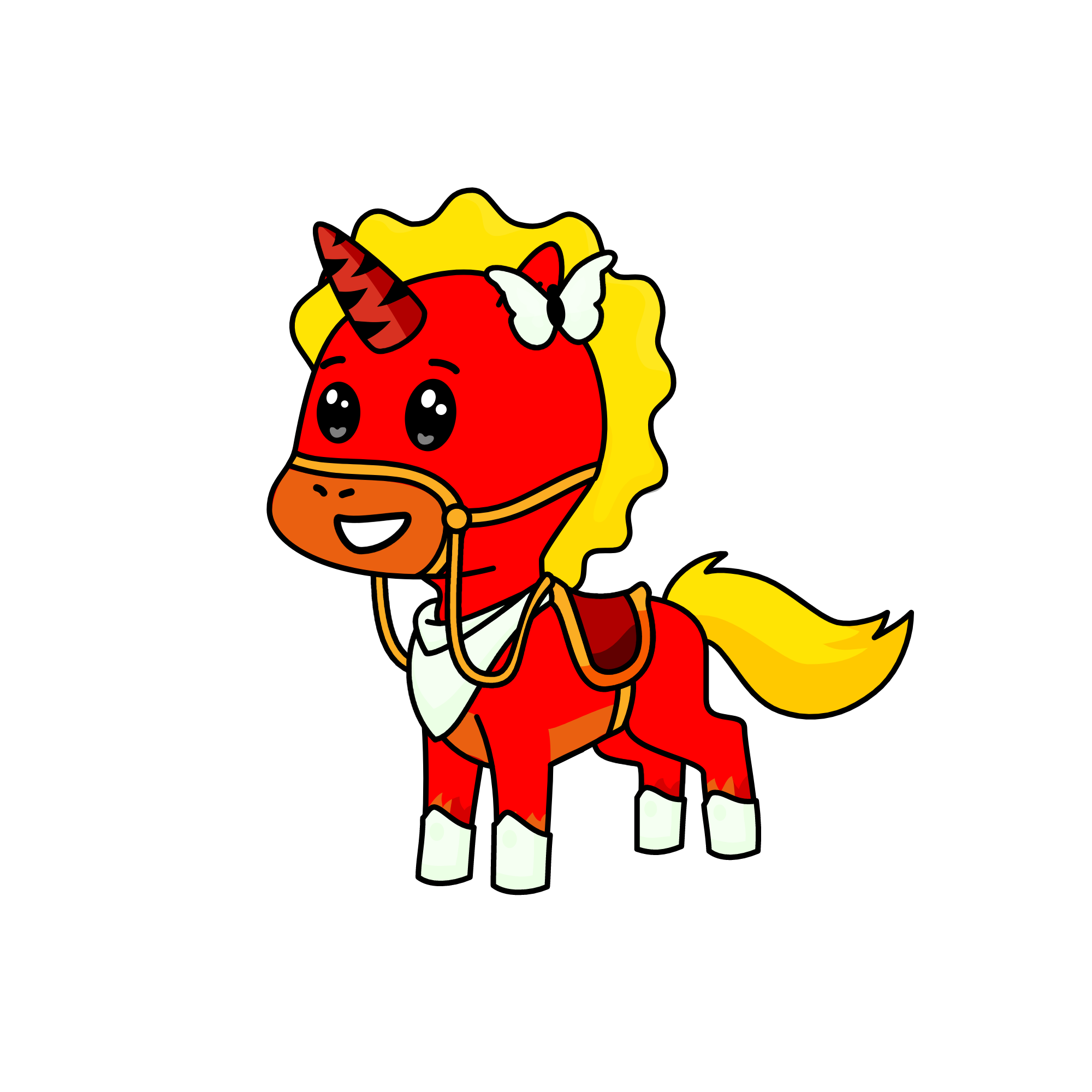 Fire, the unicorn