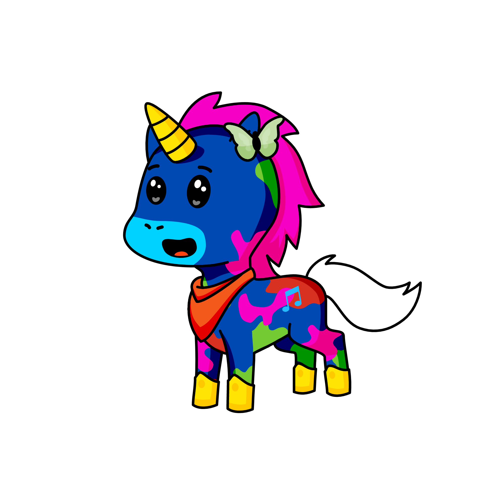 Arty, the unicorn