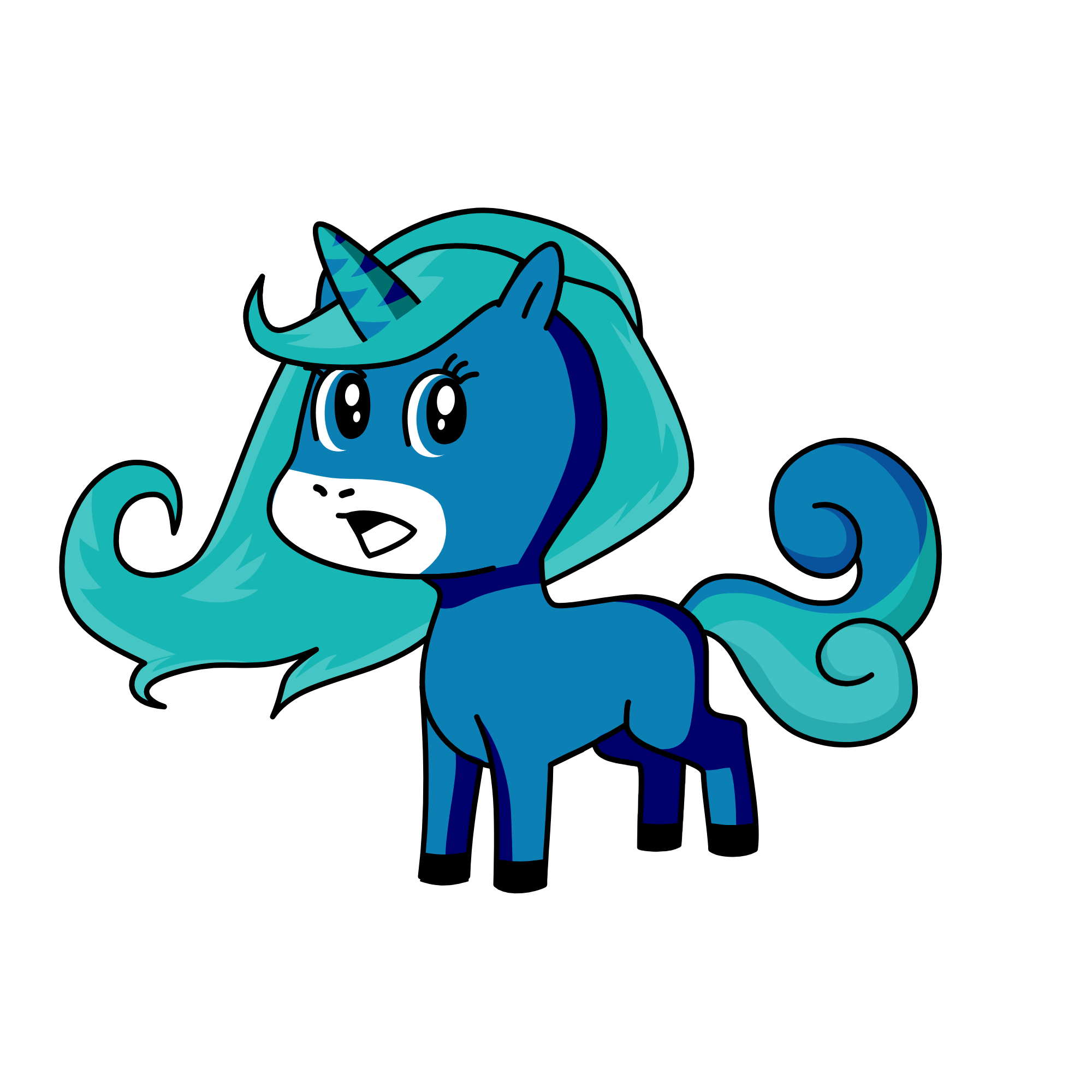april, the unicorn