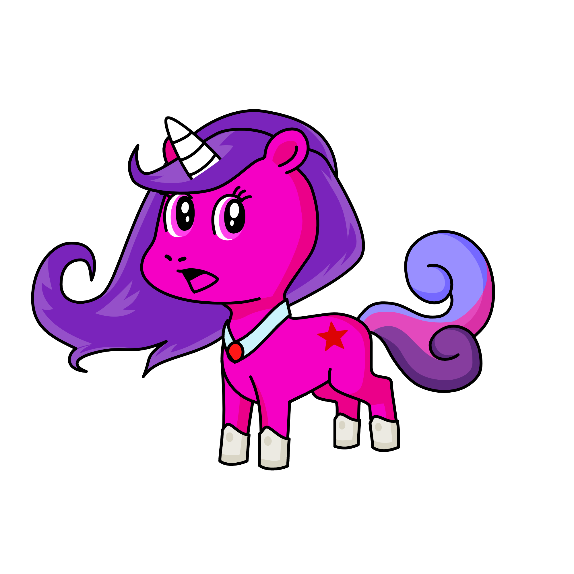 Wonder Woman, the unicorn