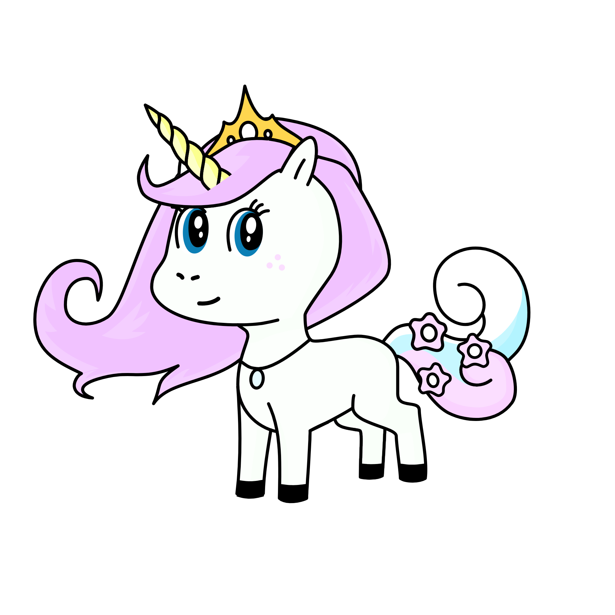 Pastel, the unicorn