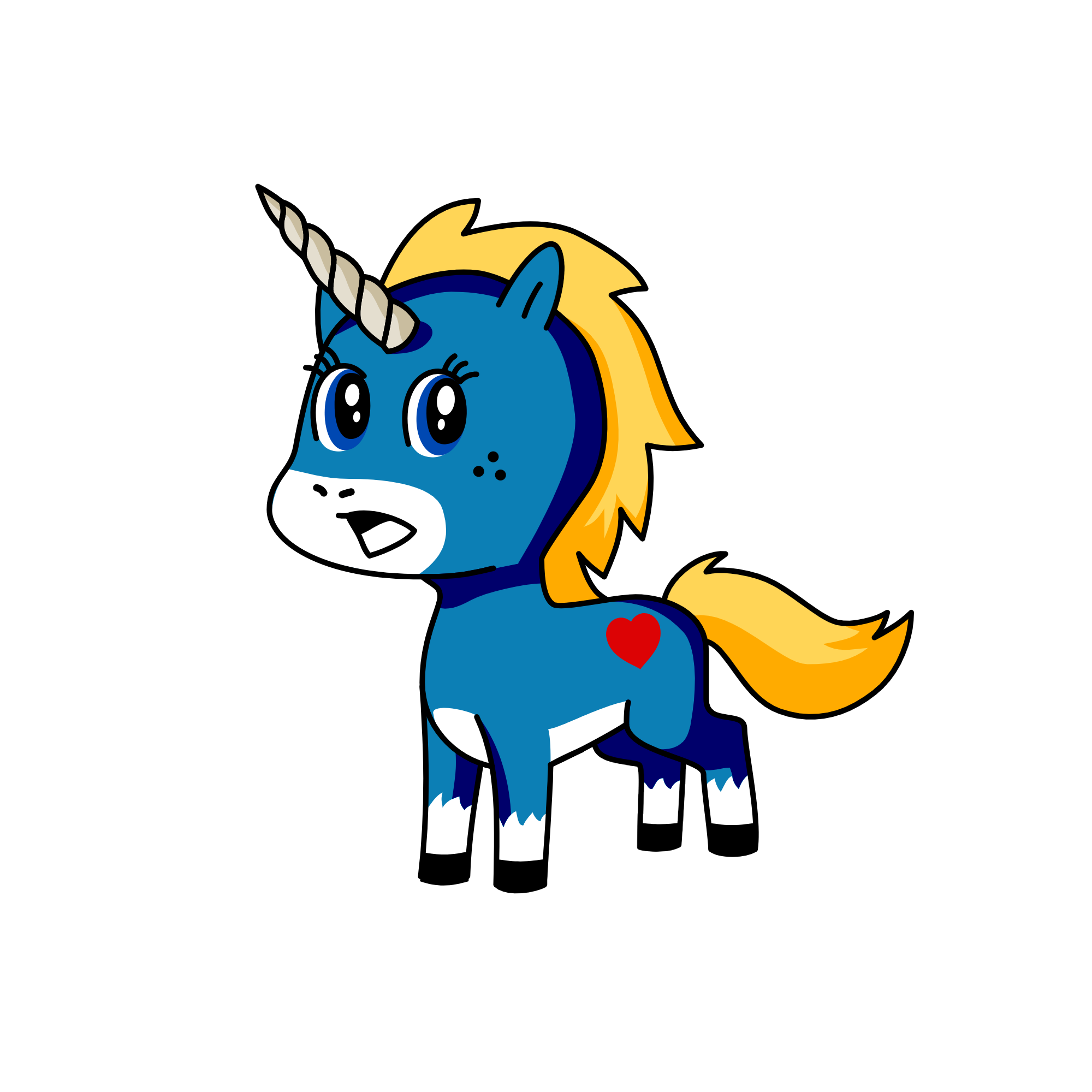 BOWZER!, the unicorn