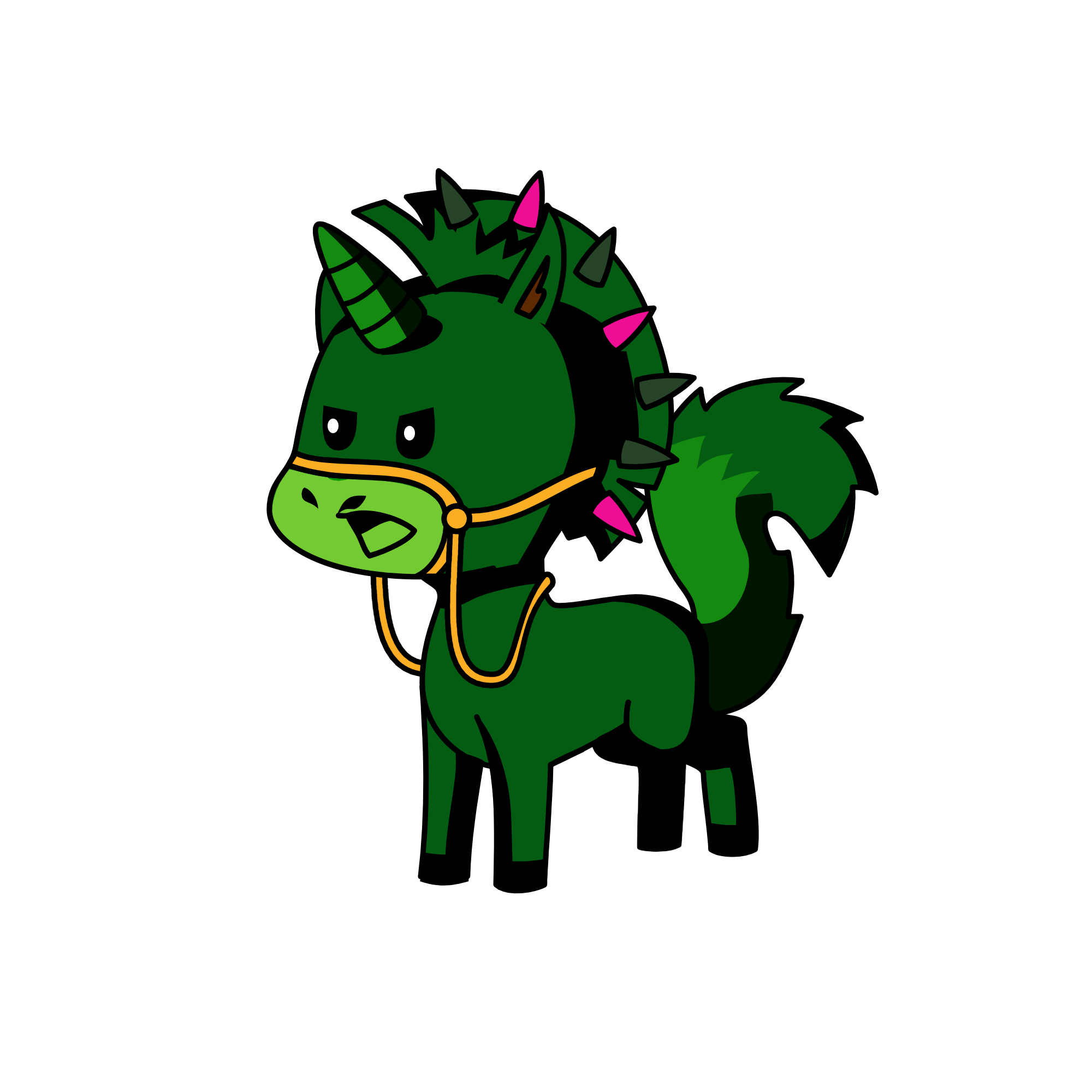 angry, the unicorn