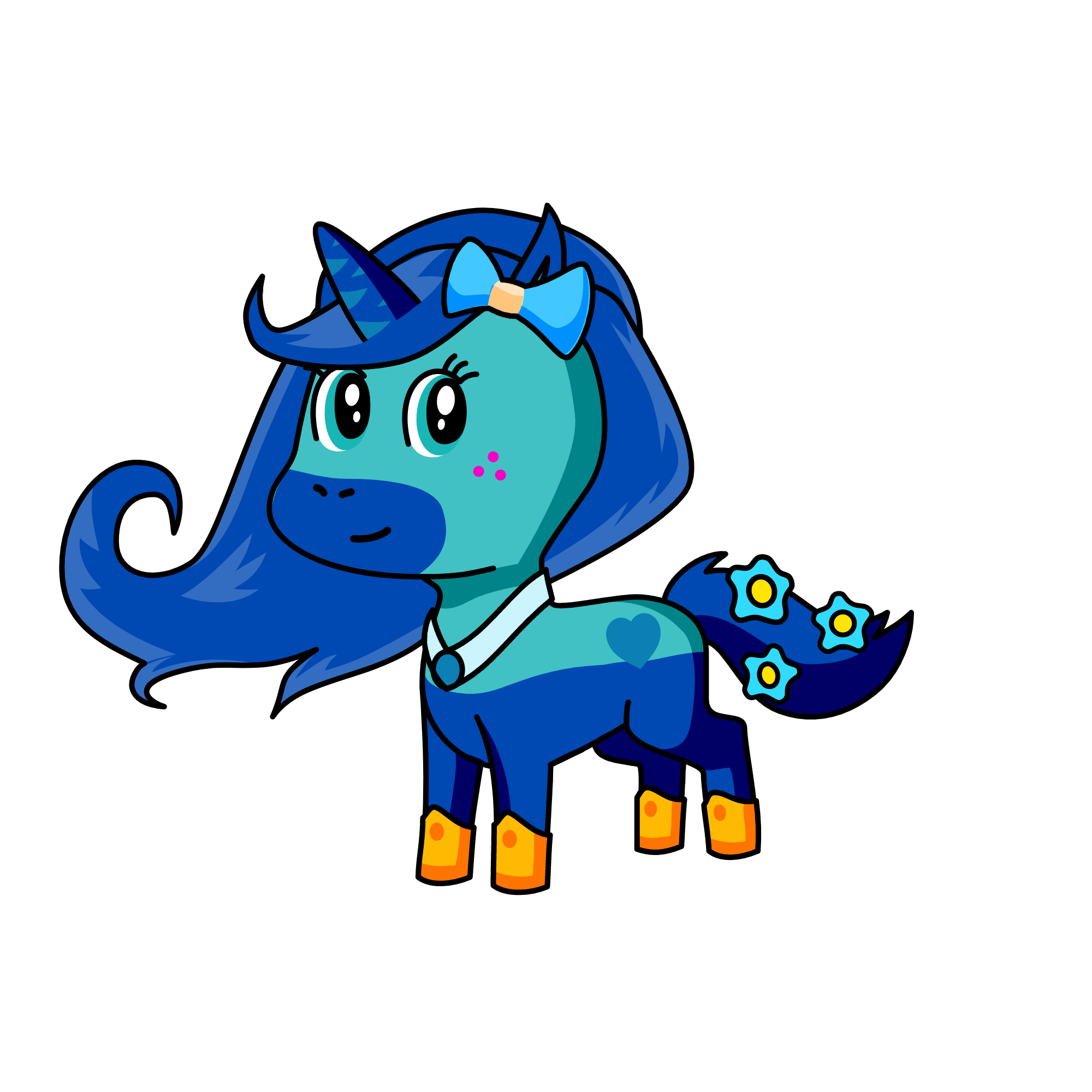 Princess oceania, the unicorn