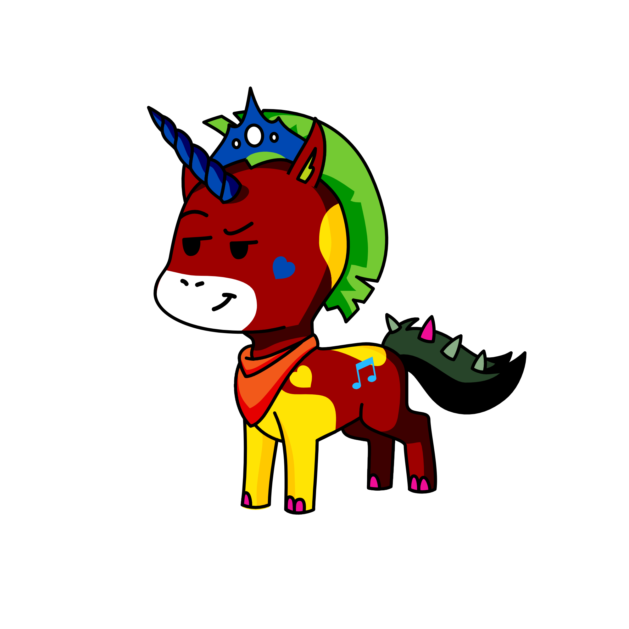 Nathain J, the unicorn