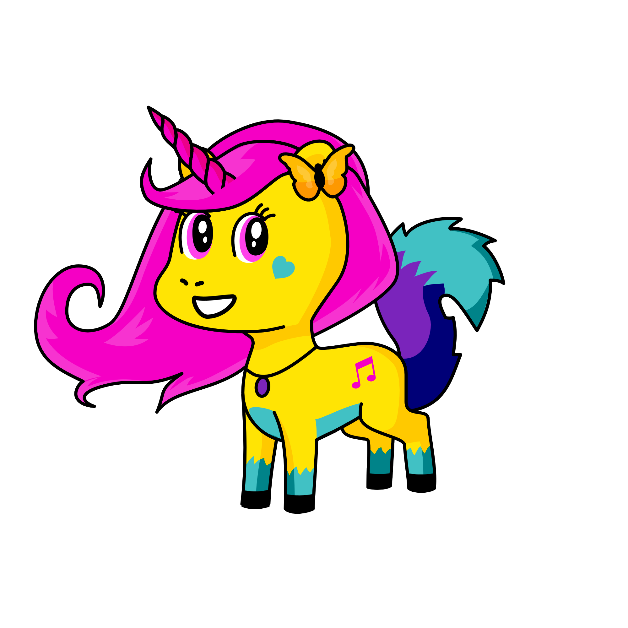 hi, the unicorn