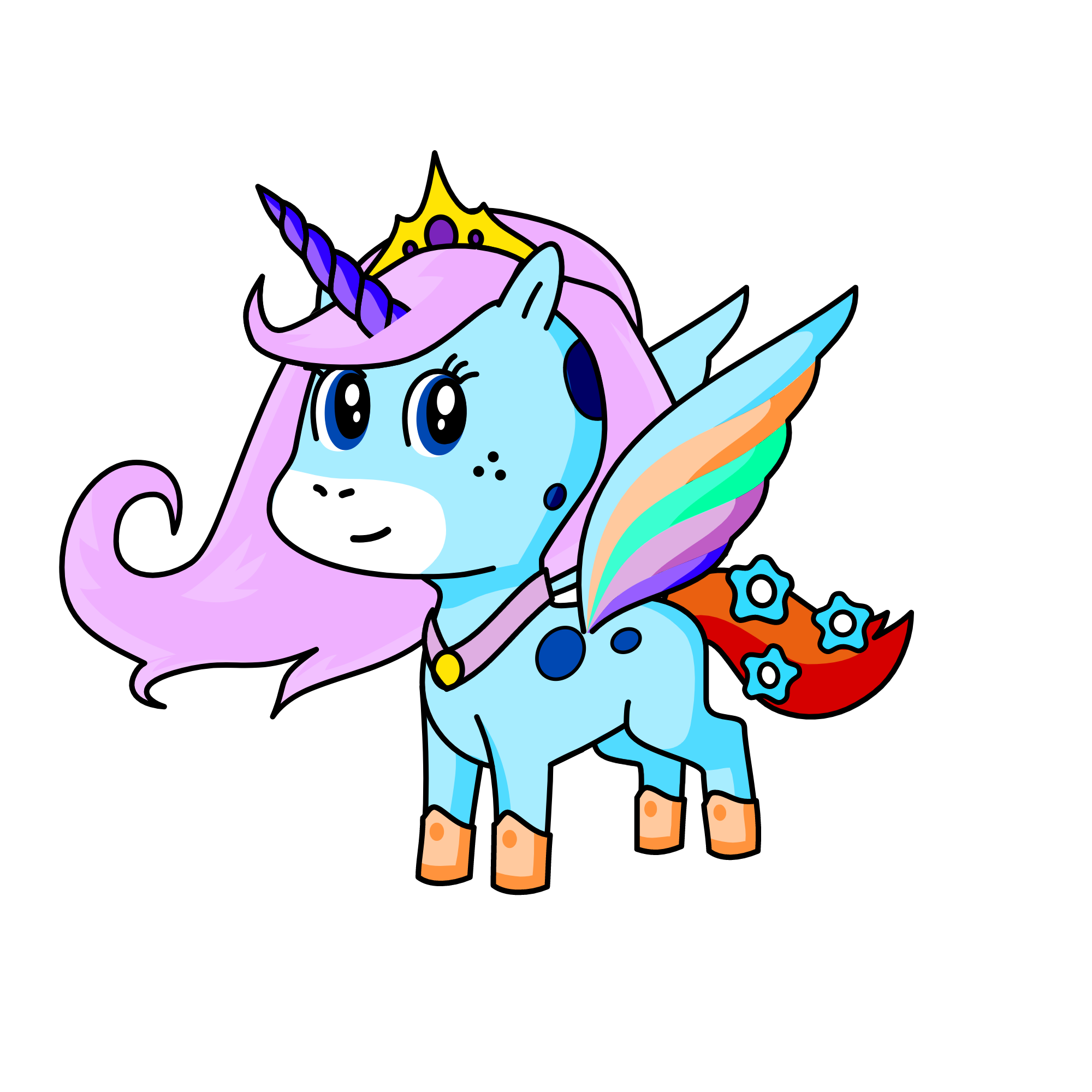 Glisha, the unicorn
