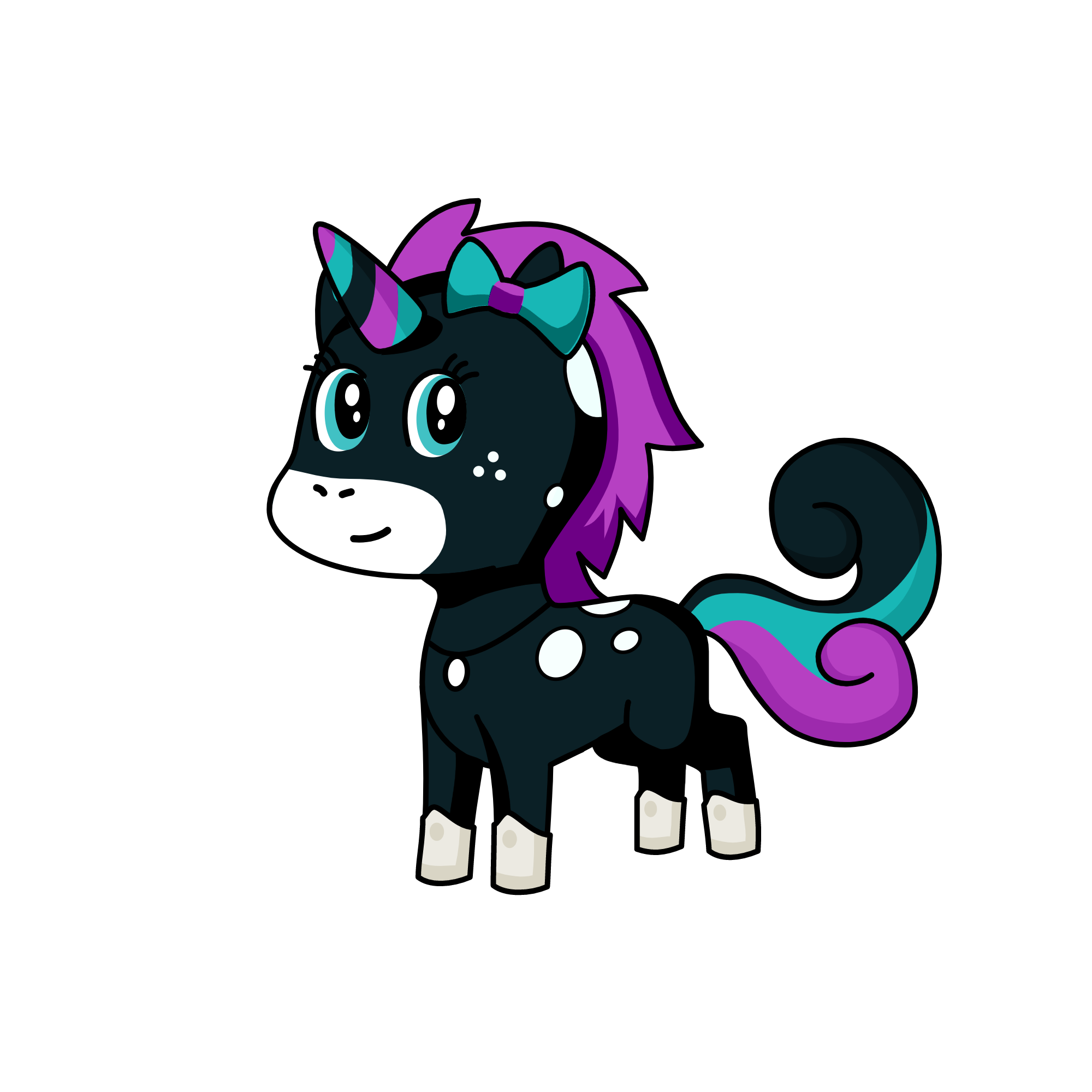 Dawn, the unicorn