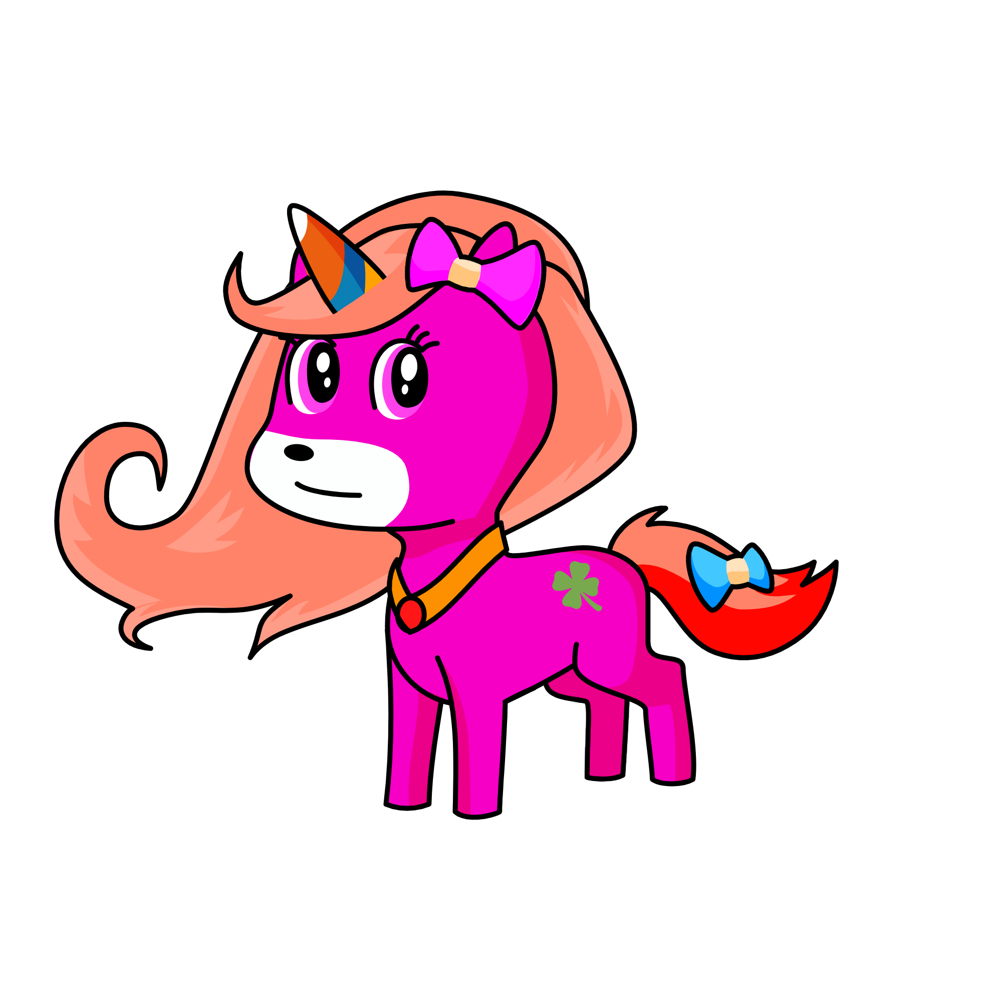 rose, the unicorn