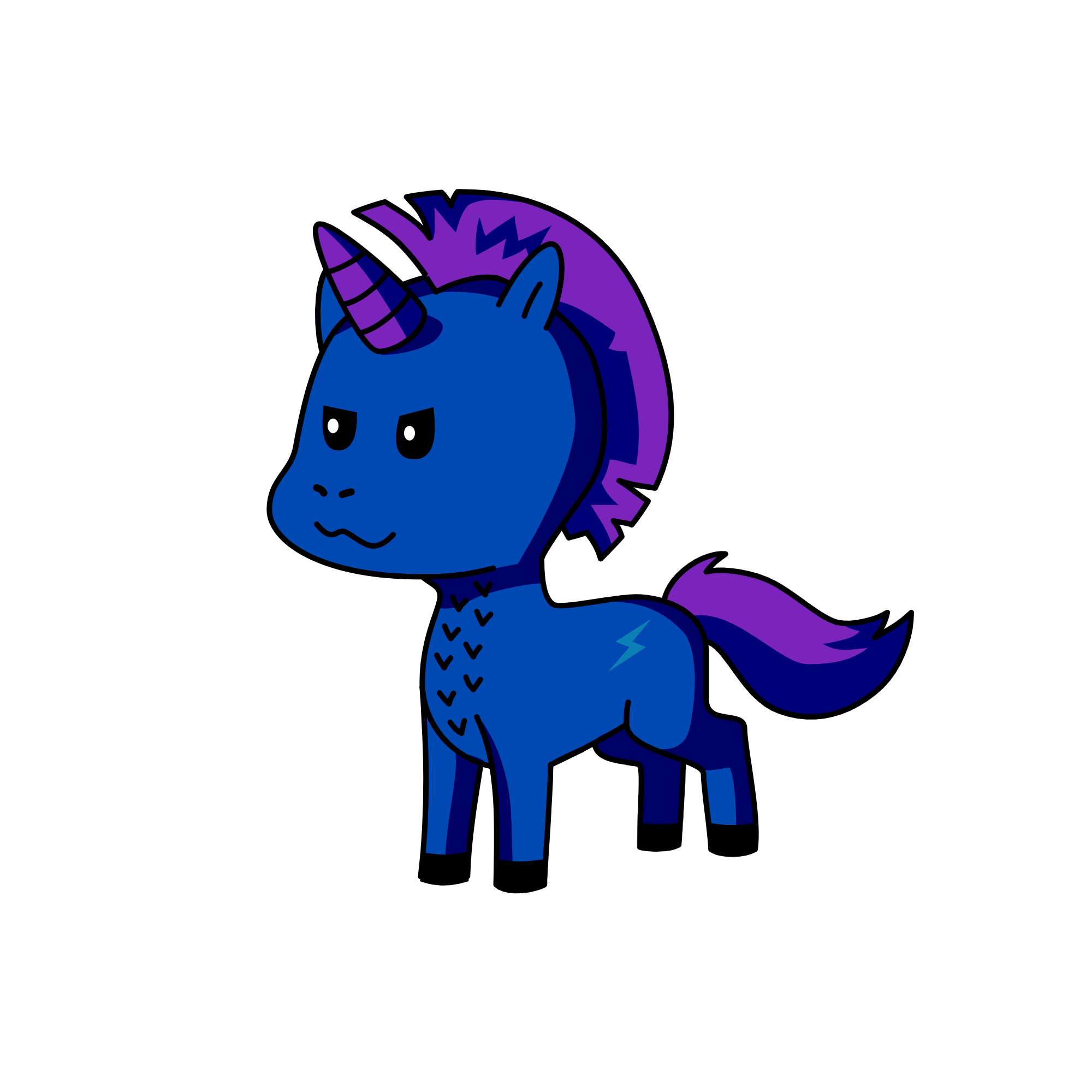 Midnight, the unicorn
