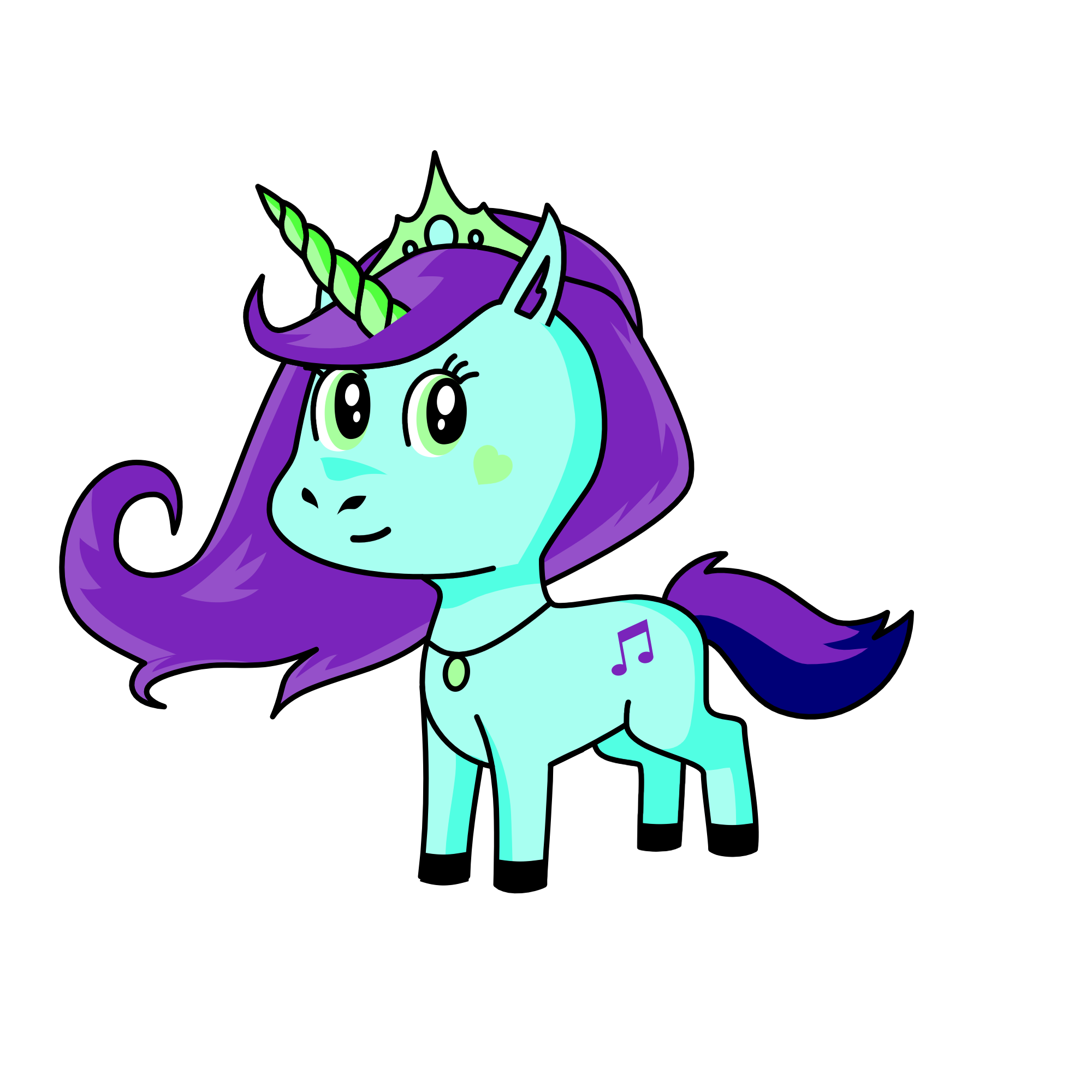 Mermaid, the unicorn