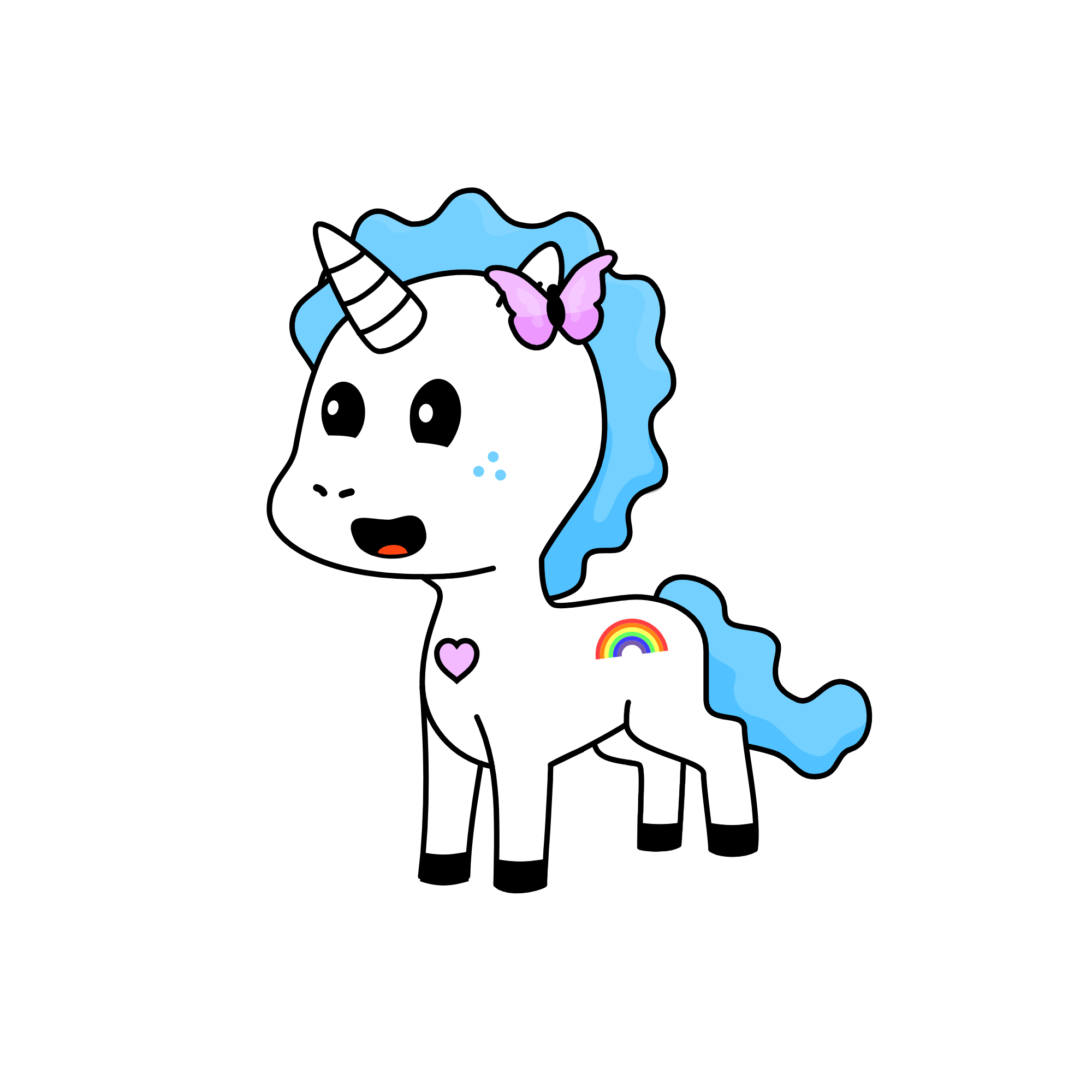 Sky, the unicorn