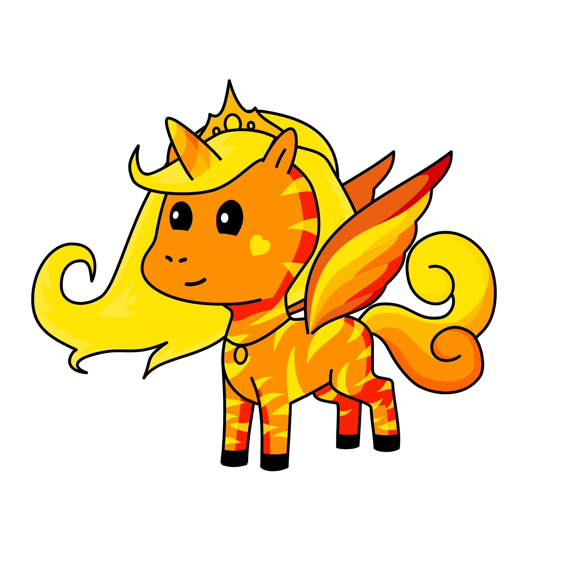 fire, the unicorn