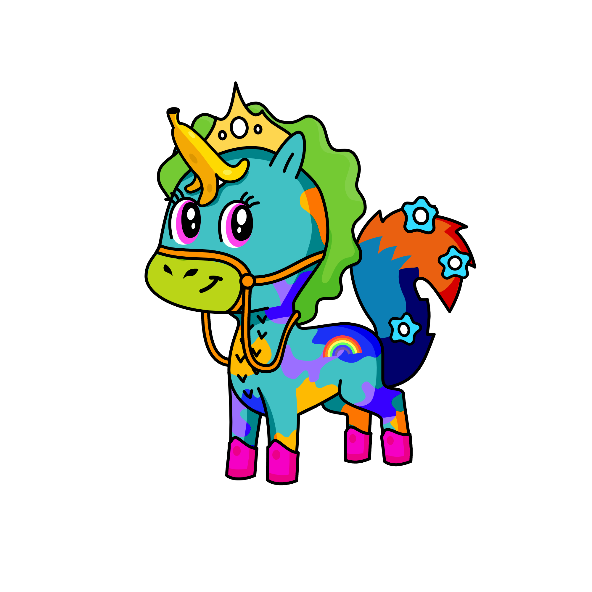 cake, the unicorn