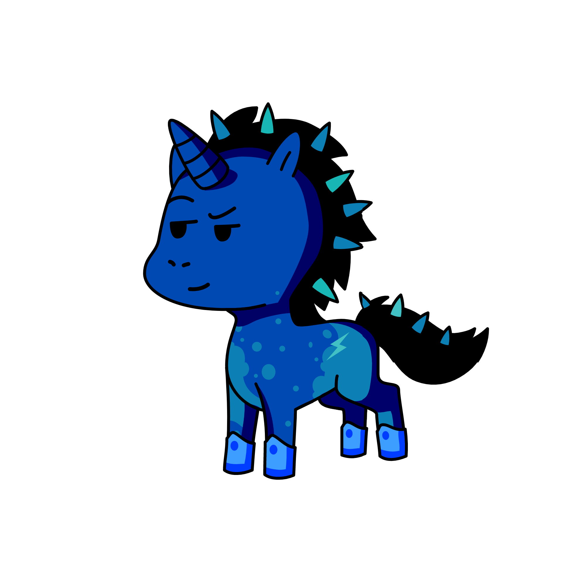 Ein, the unicorn