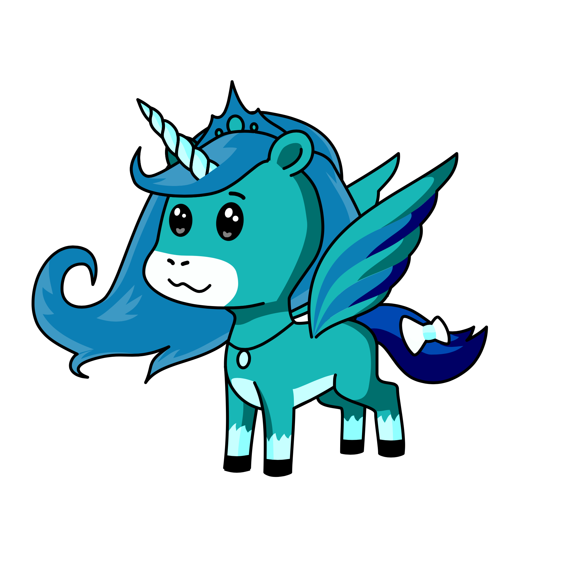 winter, the unicorn