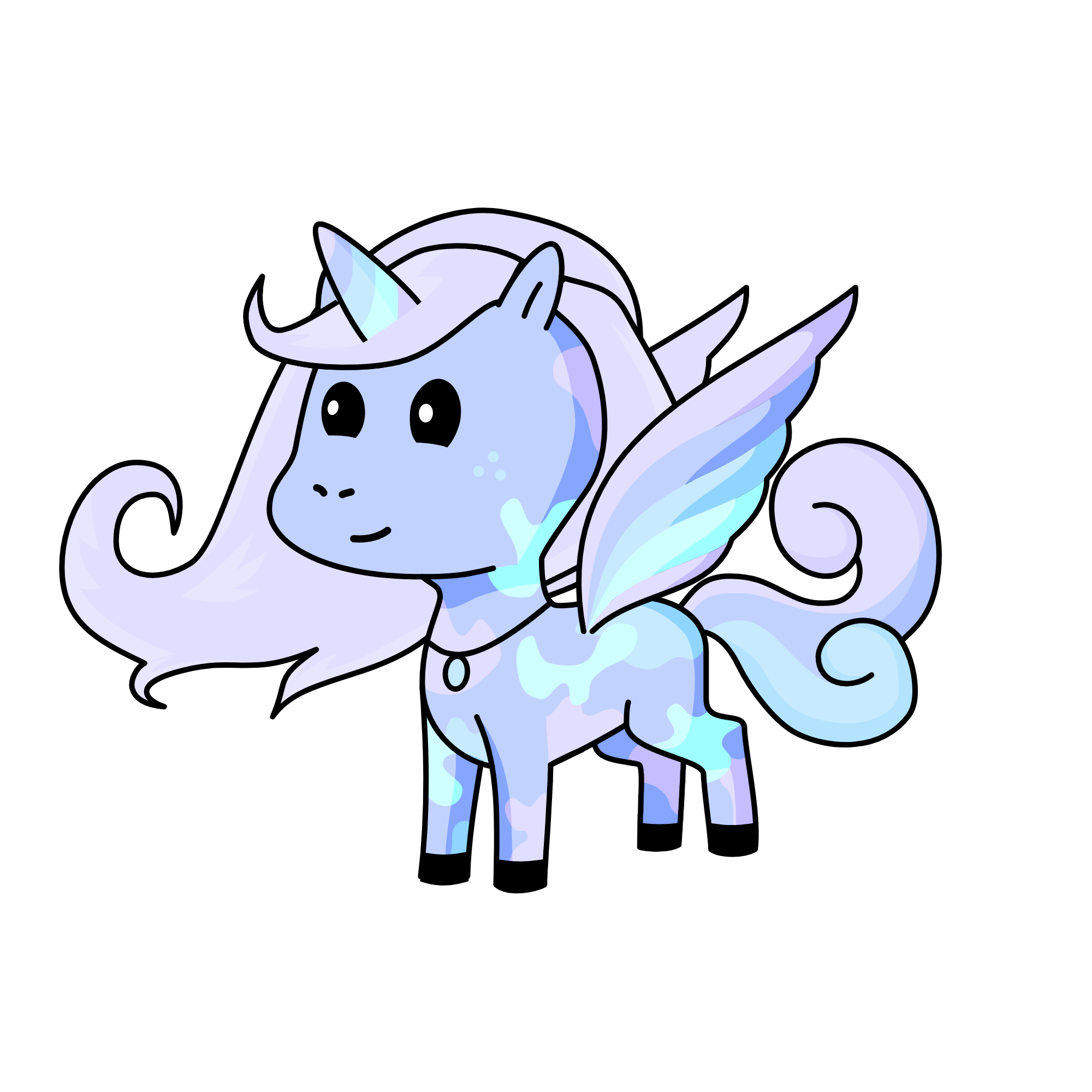 pastel, the unicorn