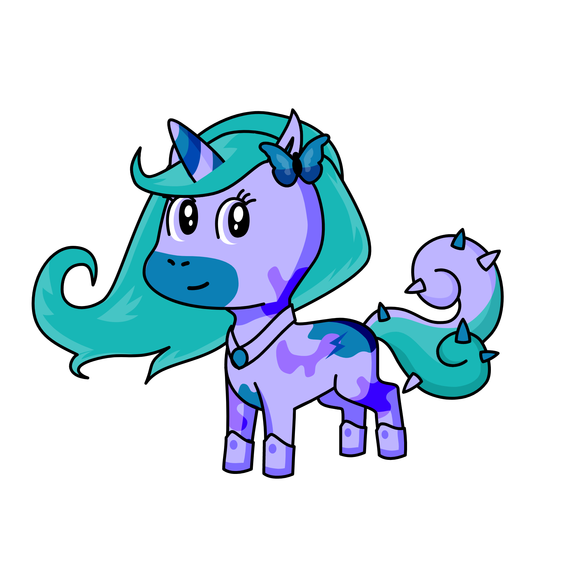 ice queen, the unicorn