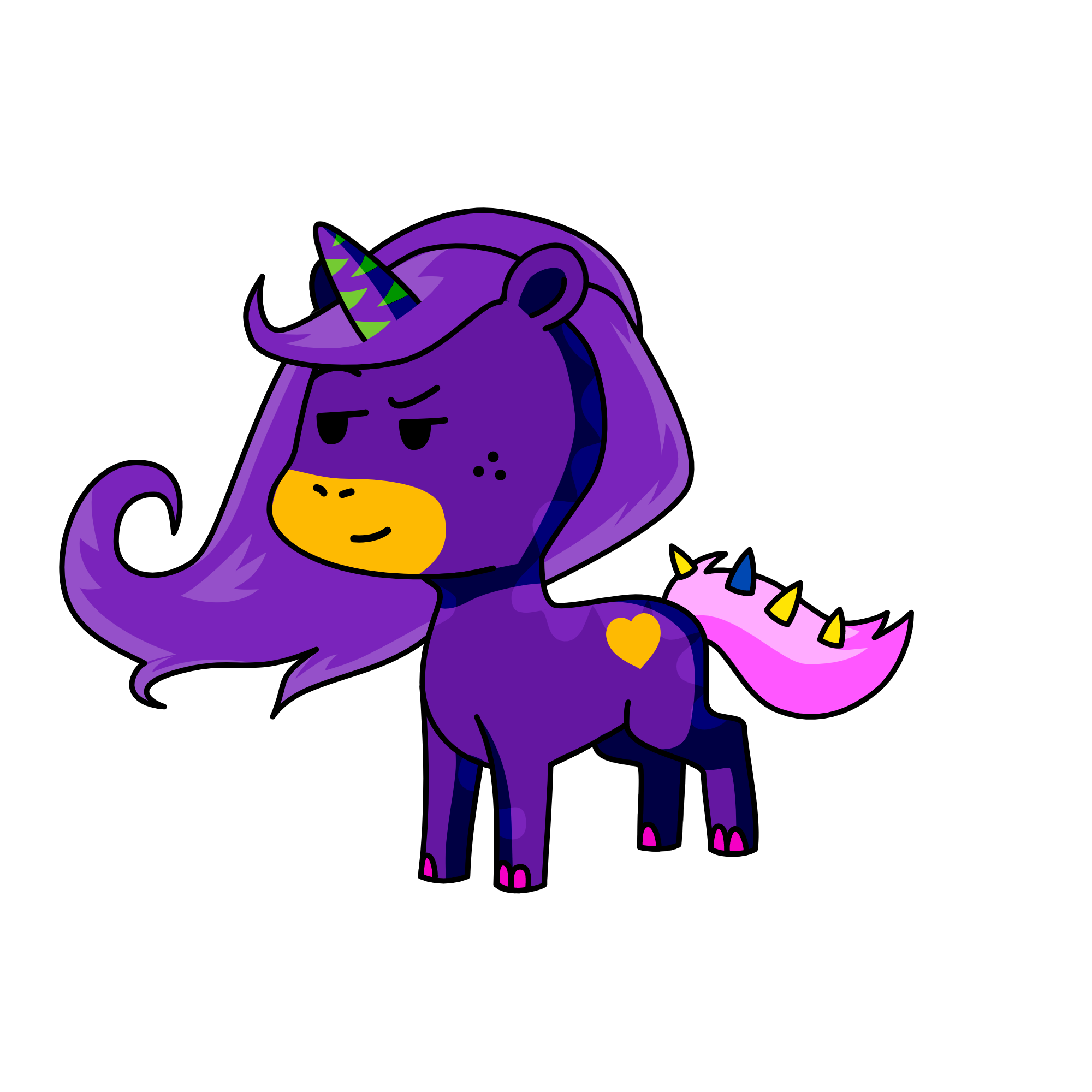 grape, the unicorn