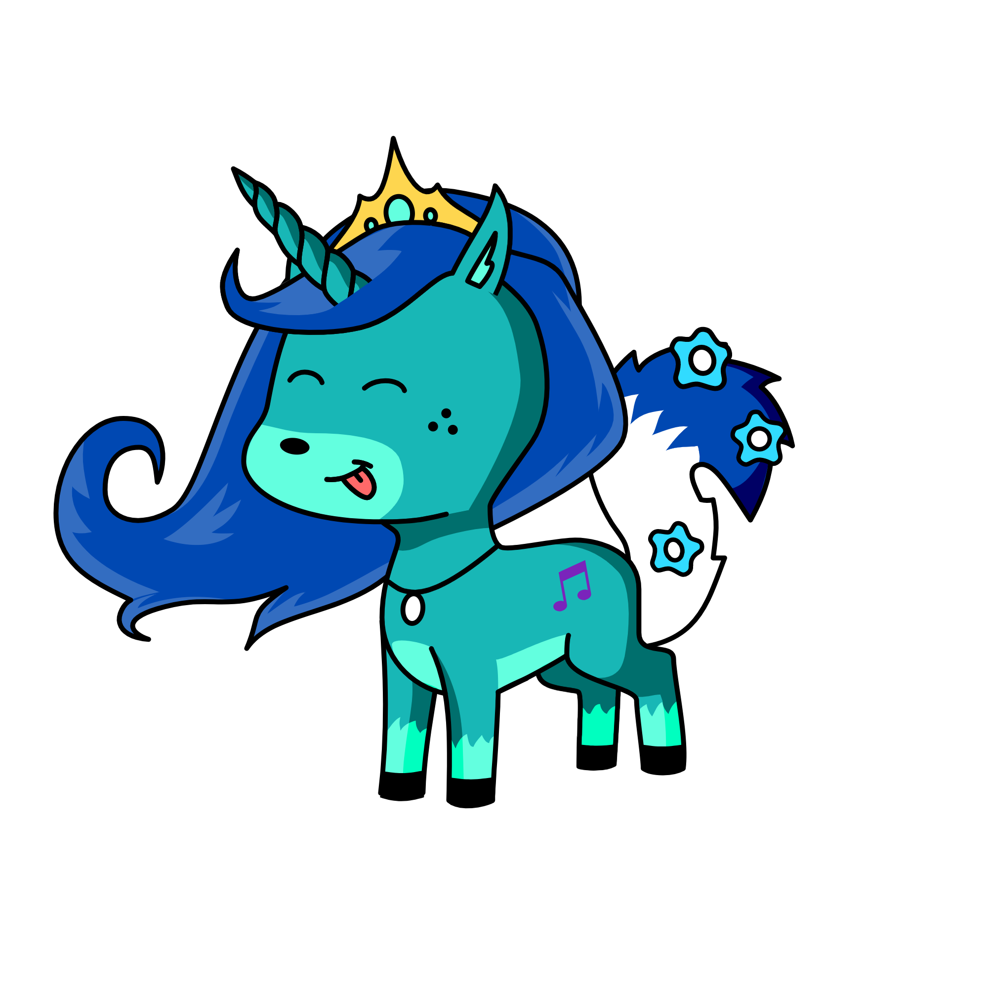 Hope, the unicorn