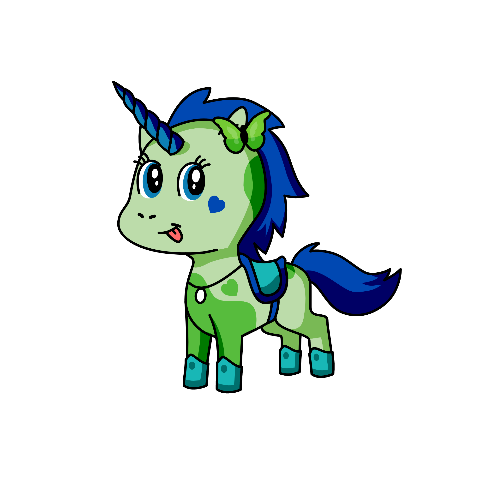 green spark, the unicorn