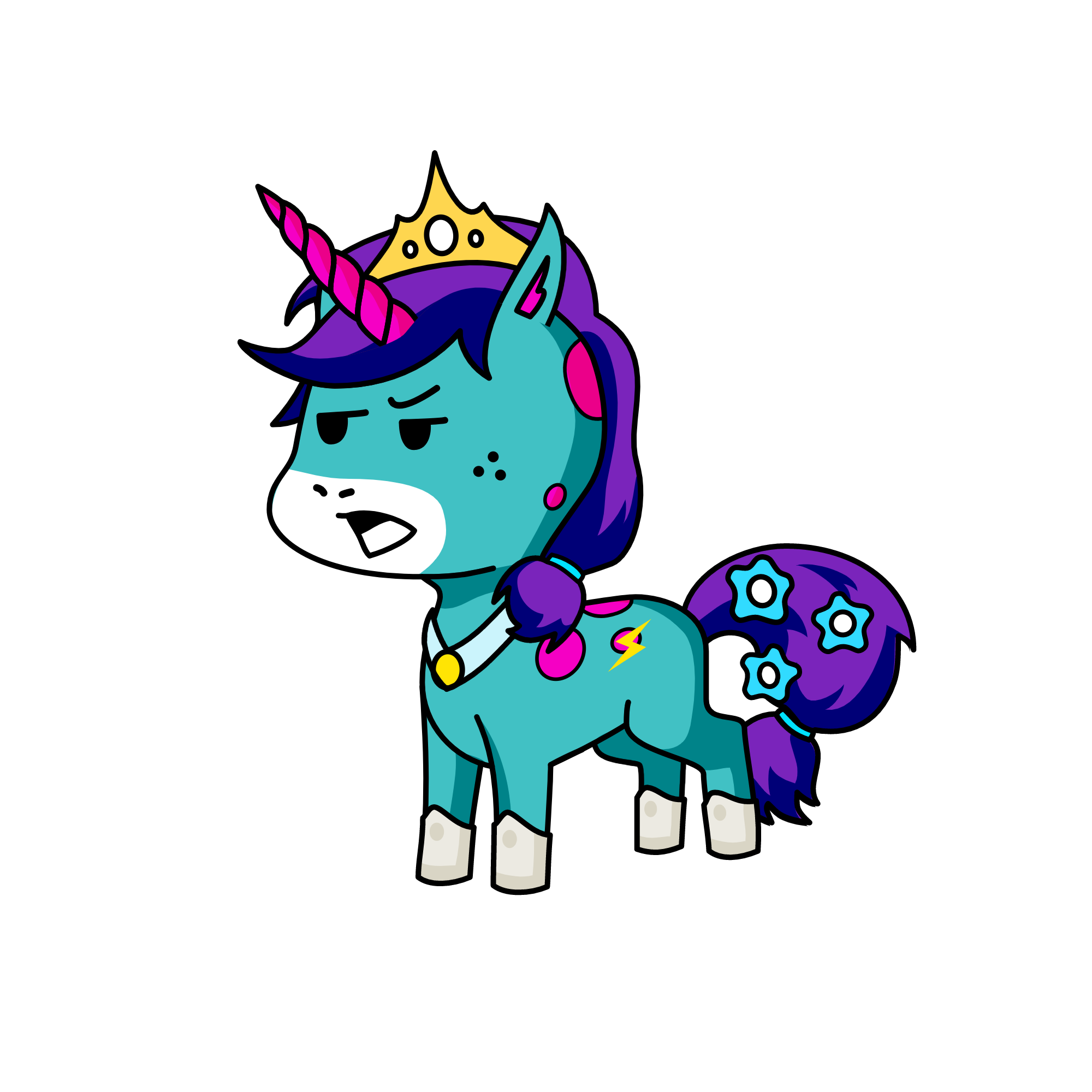 Ollo, the unicorn