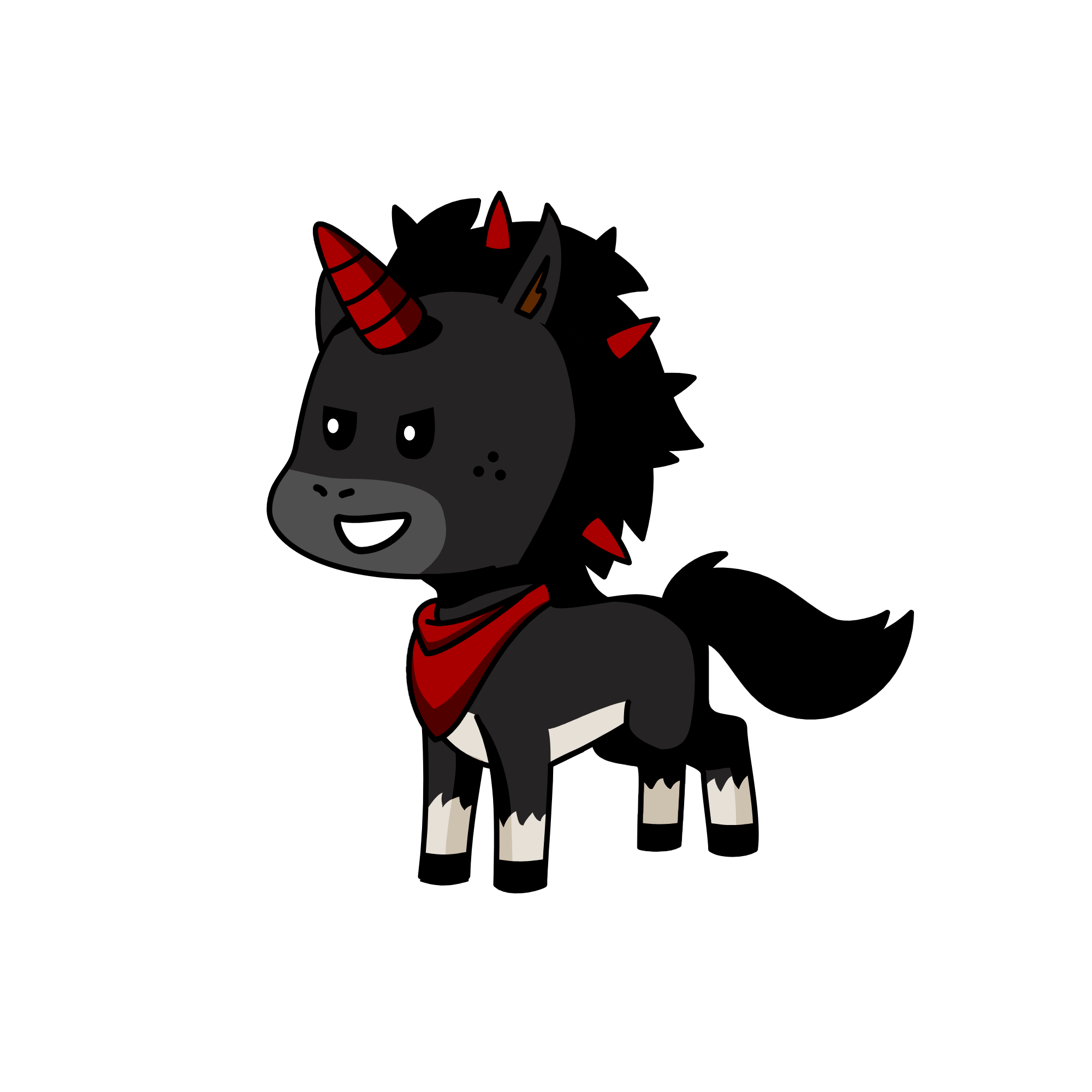 Death, the unicorn