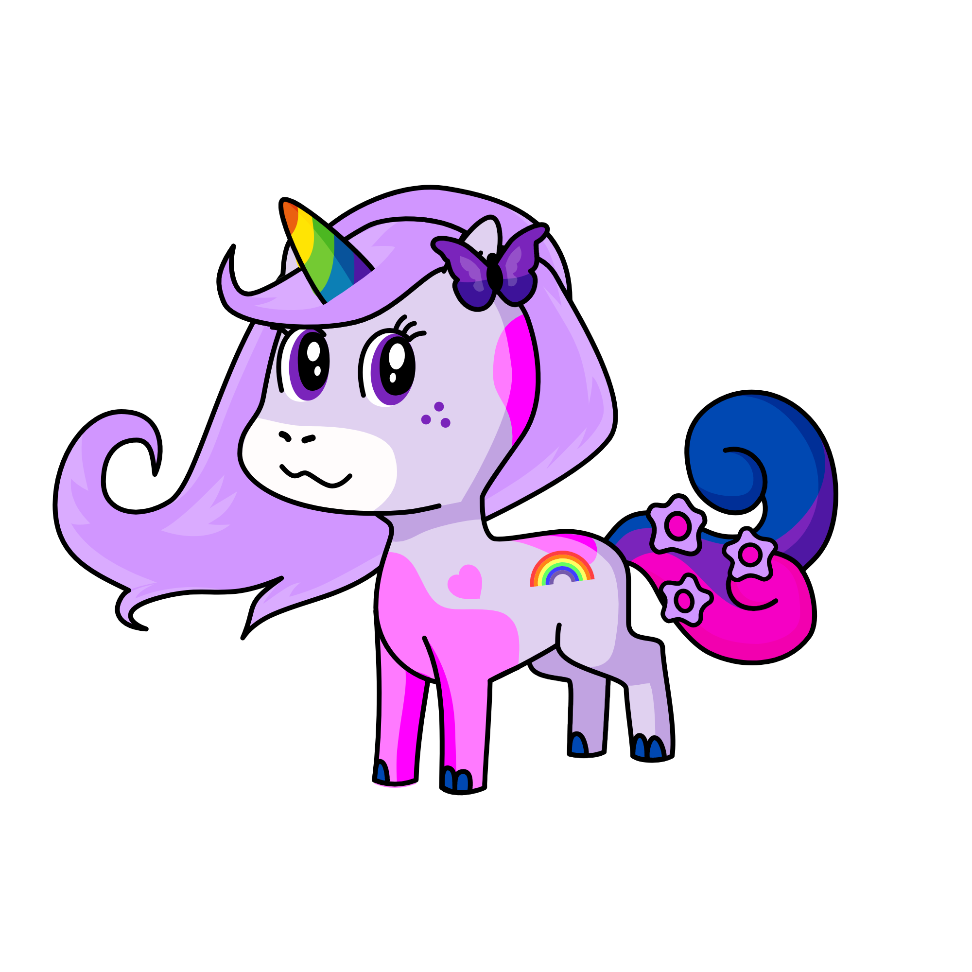 Bi queen, the unicorn