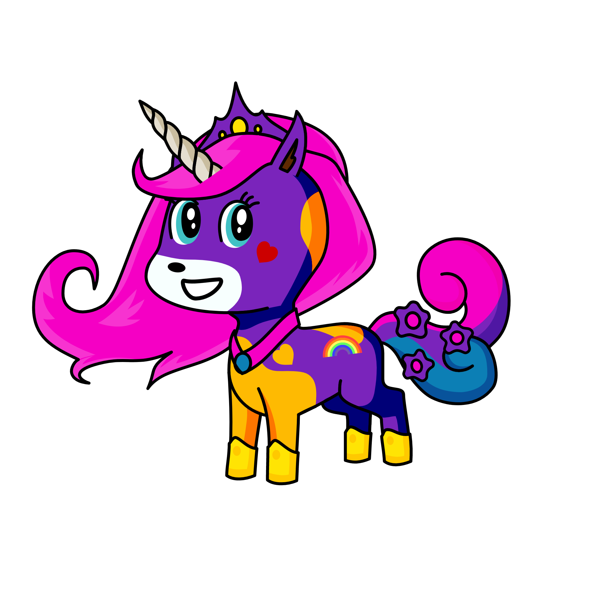 Cloudia, the unicorn
