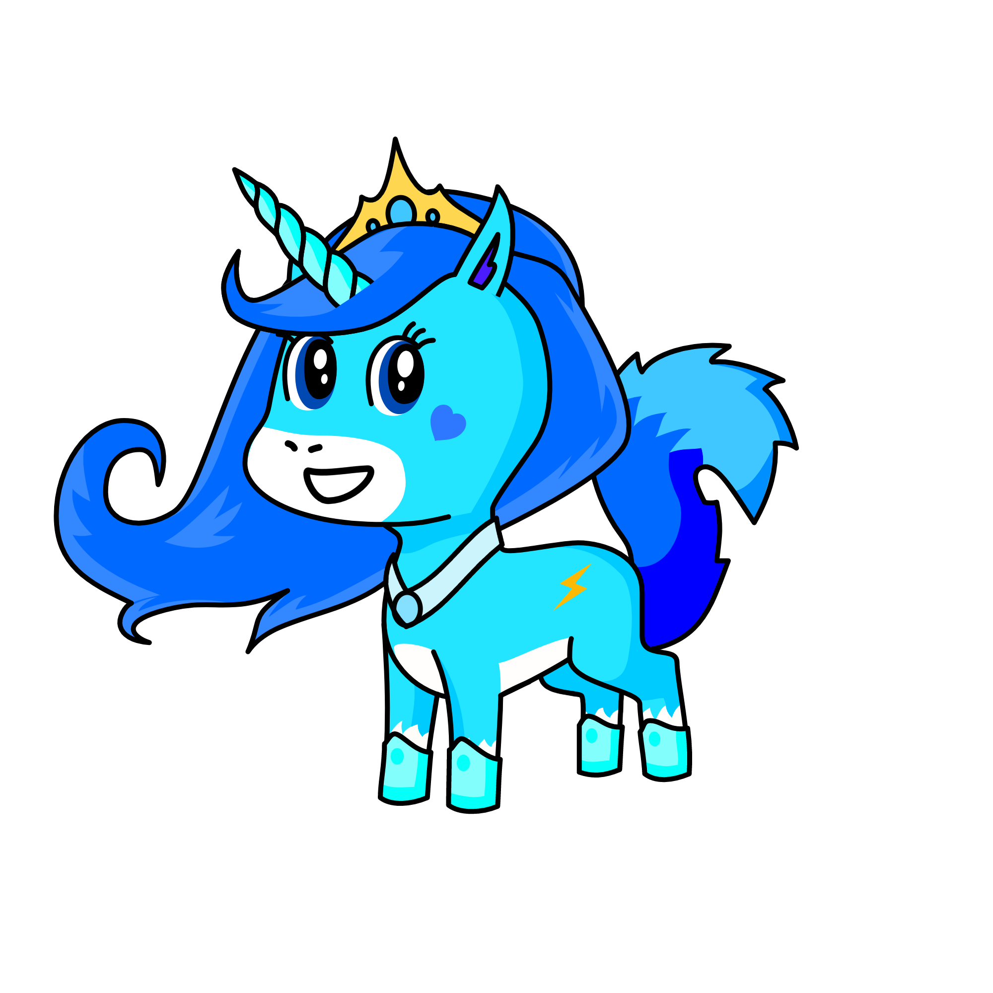 ra'ad, the unicorn