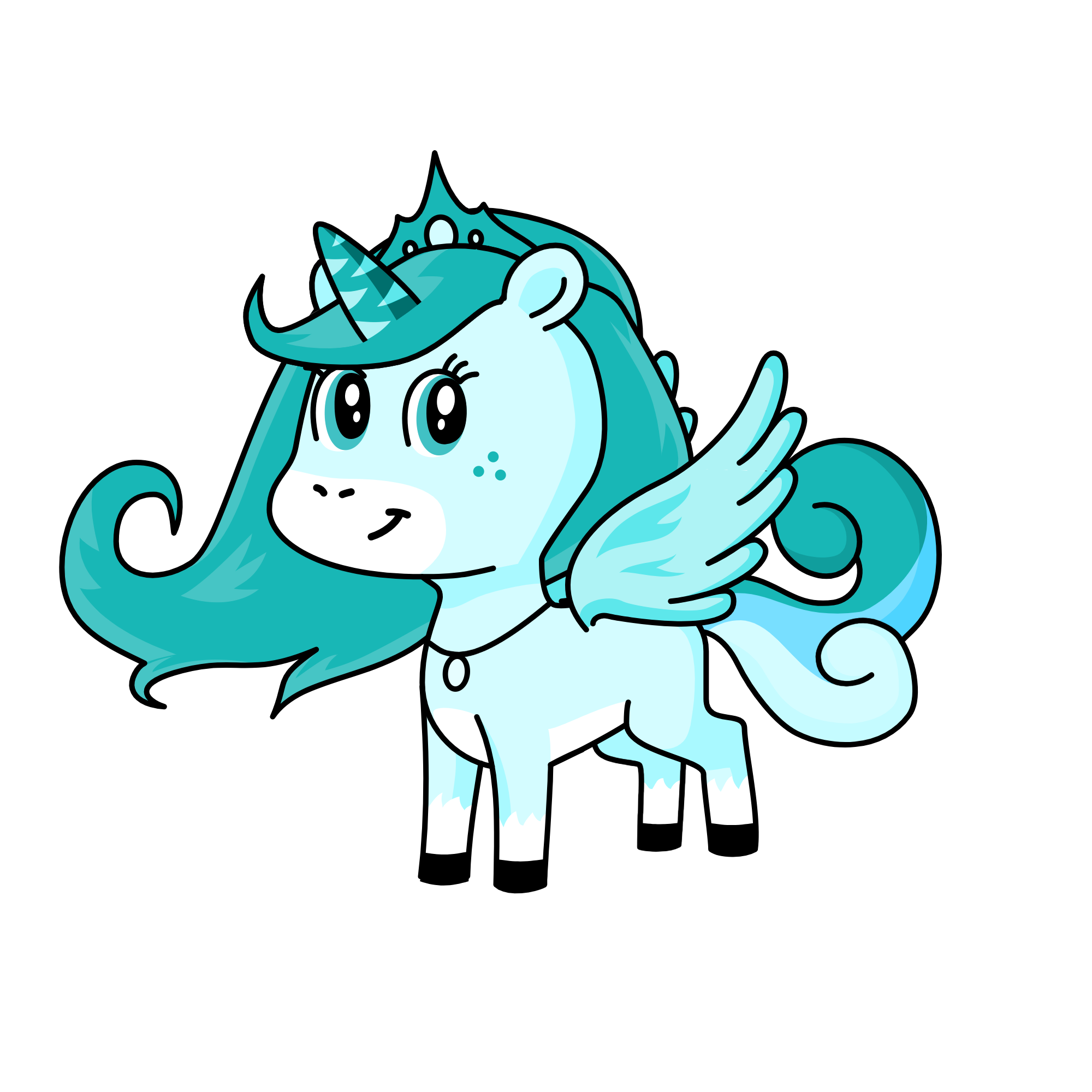 Ice Queen, the unicorn