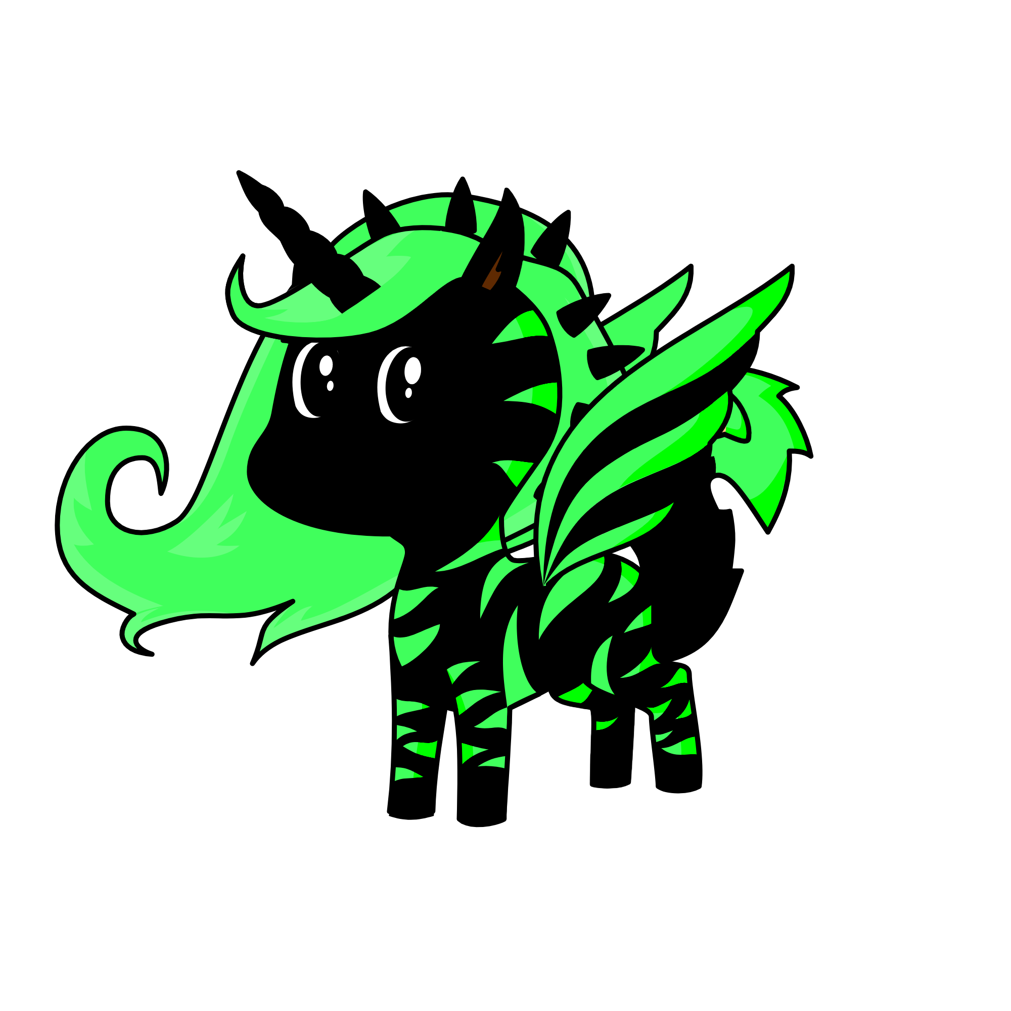 the glitch, the unicorn
