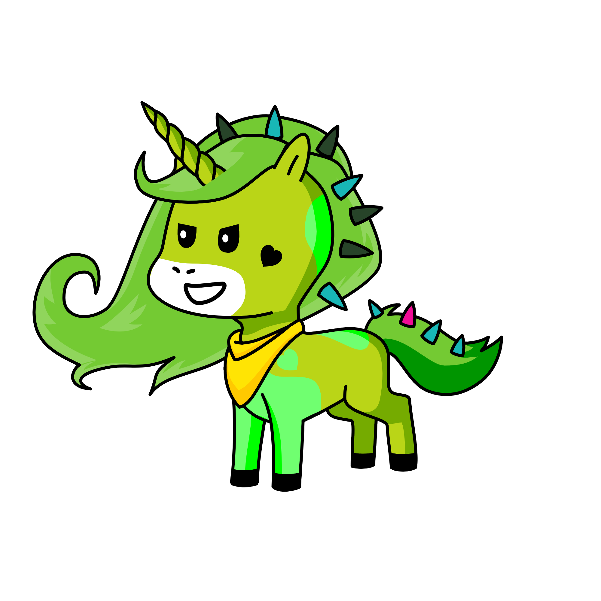 Bad Gurl, the unicorn
