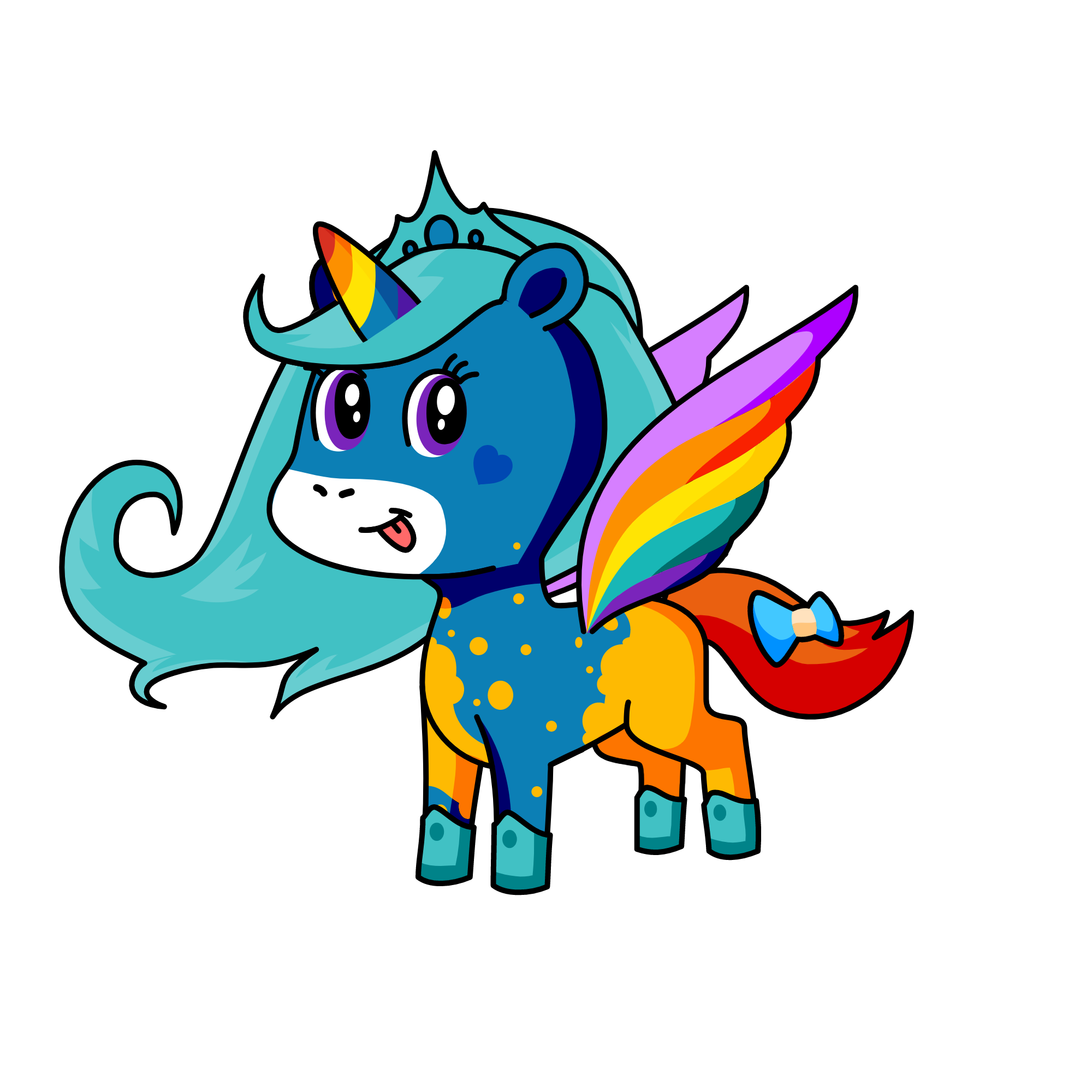 Mixie, the unicorn