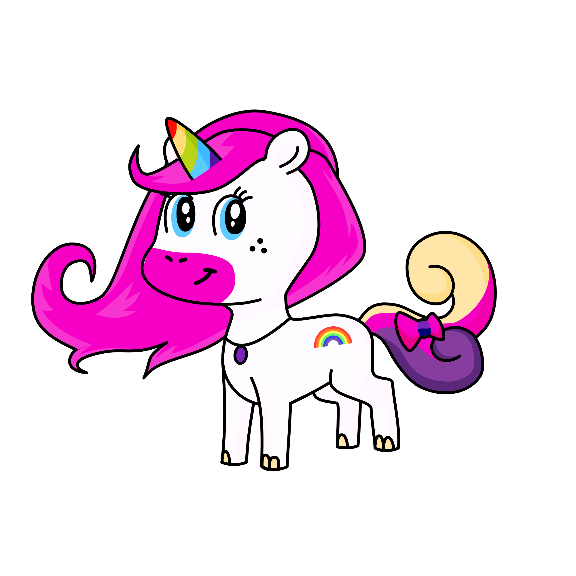 RAINBOW, the unicorn