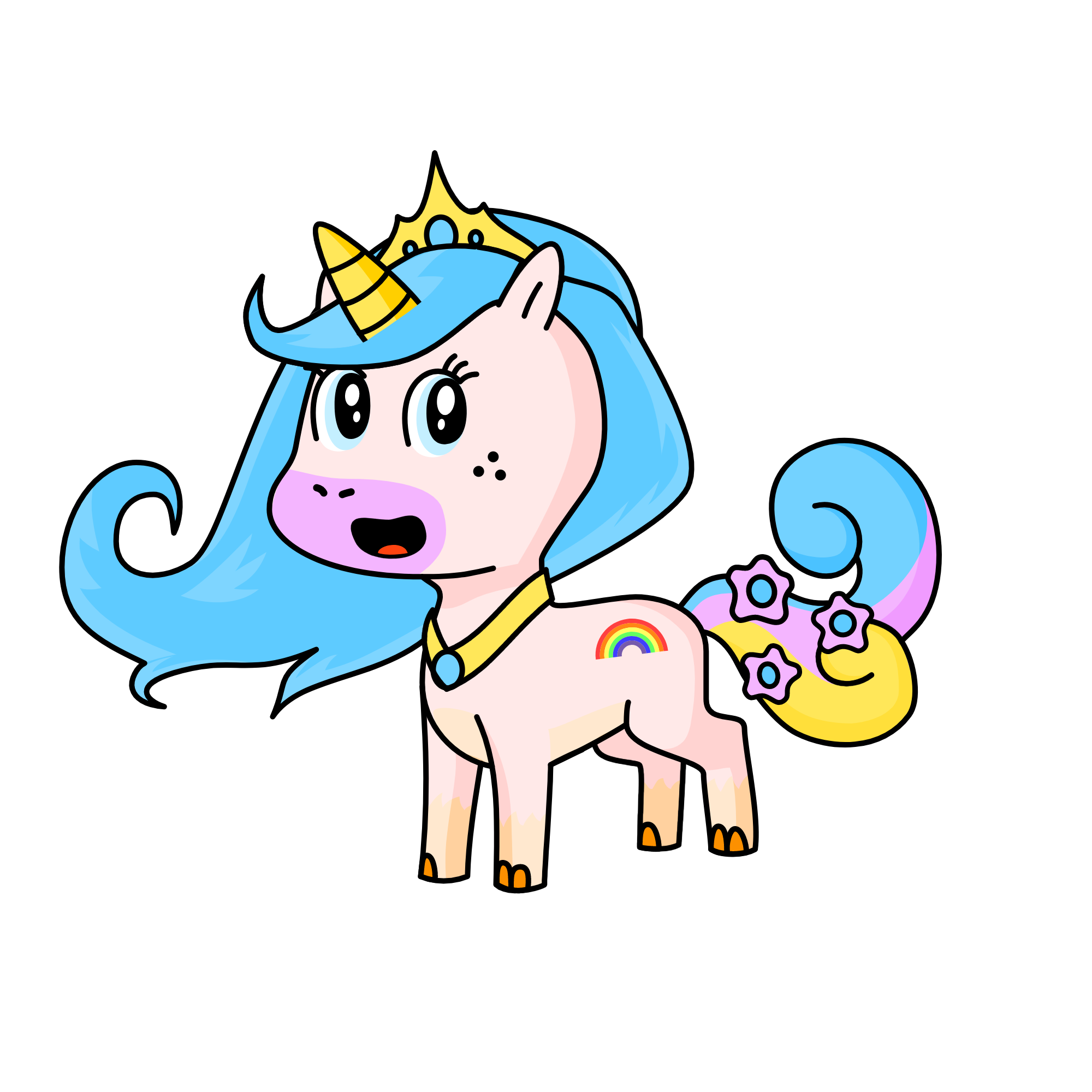 Princess Celeste, the unicorn