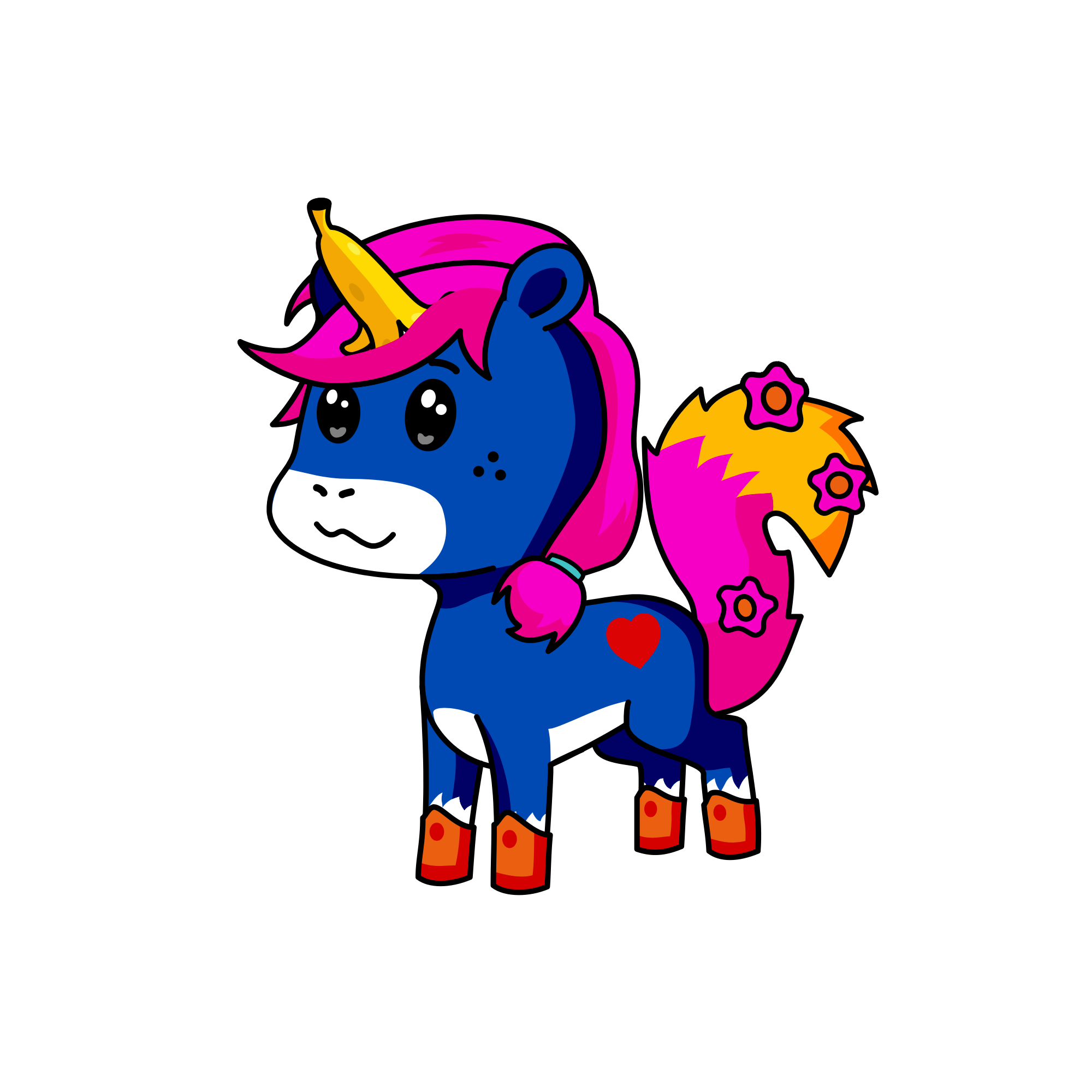 Hi, the unicorn