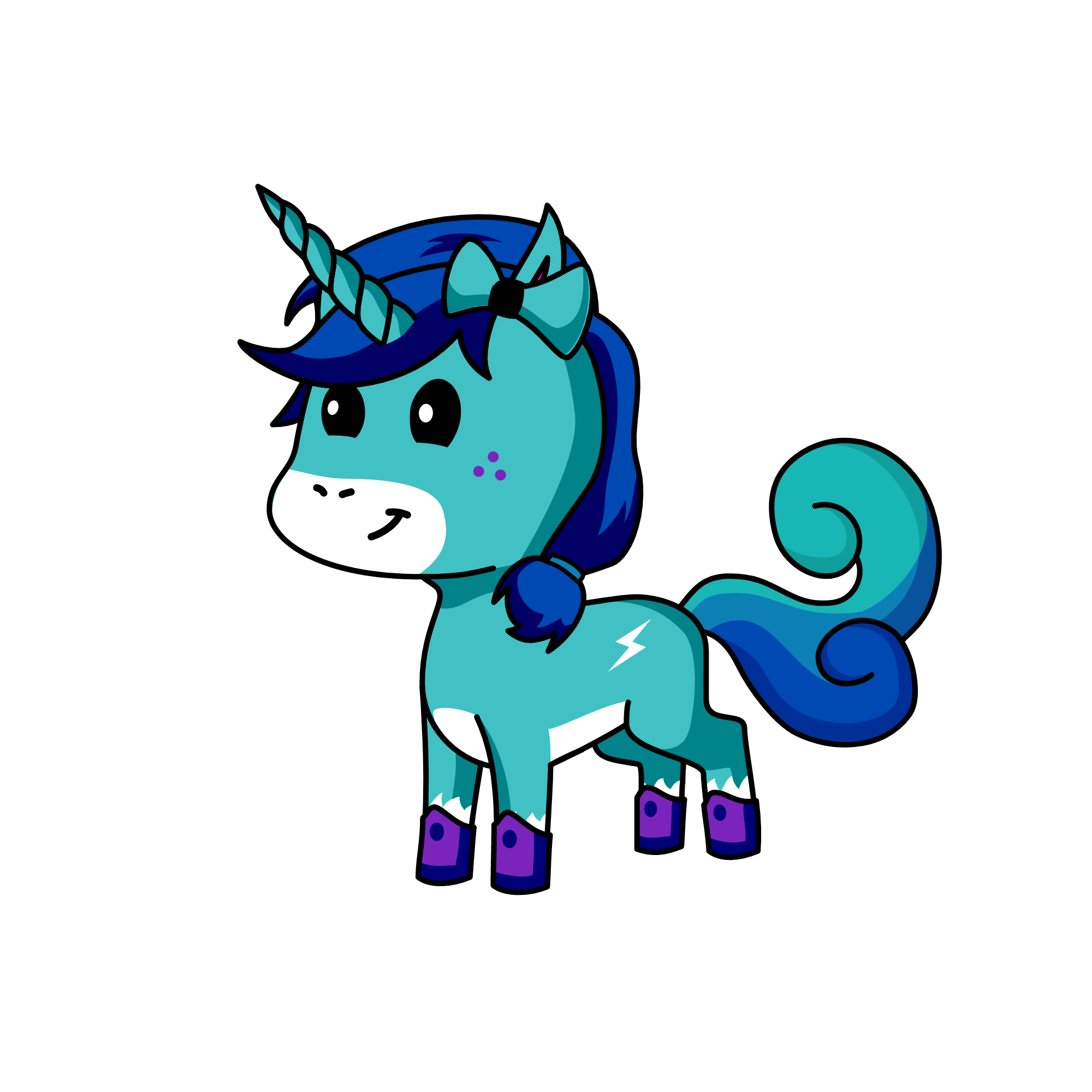 Darcey/snowflakes sister, the unicorn