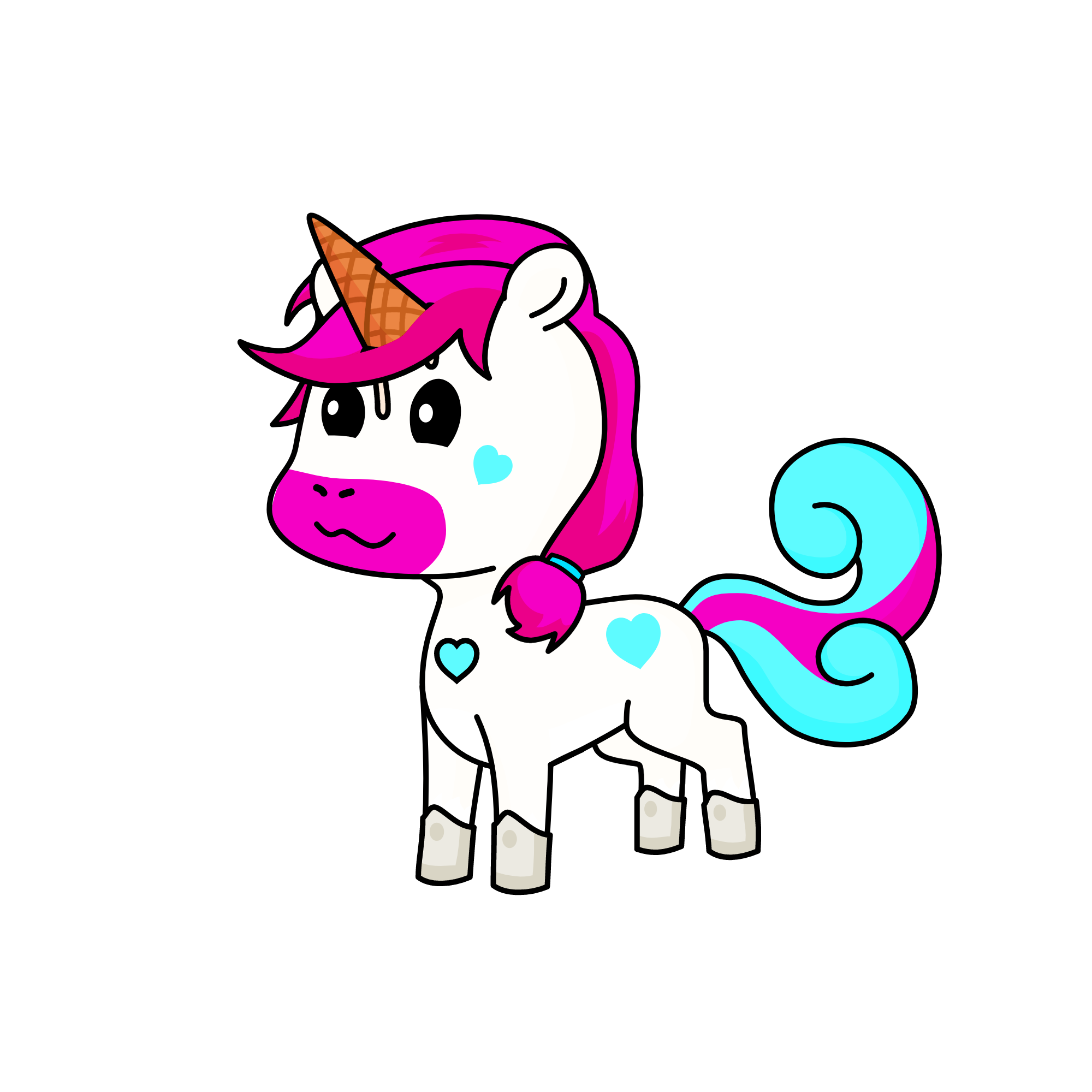 Bubblegum, the unicorn
