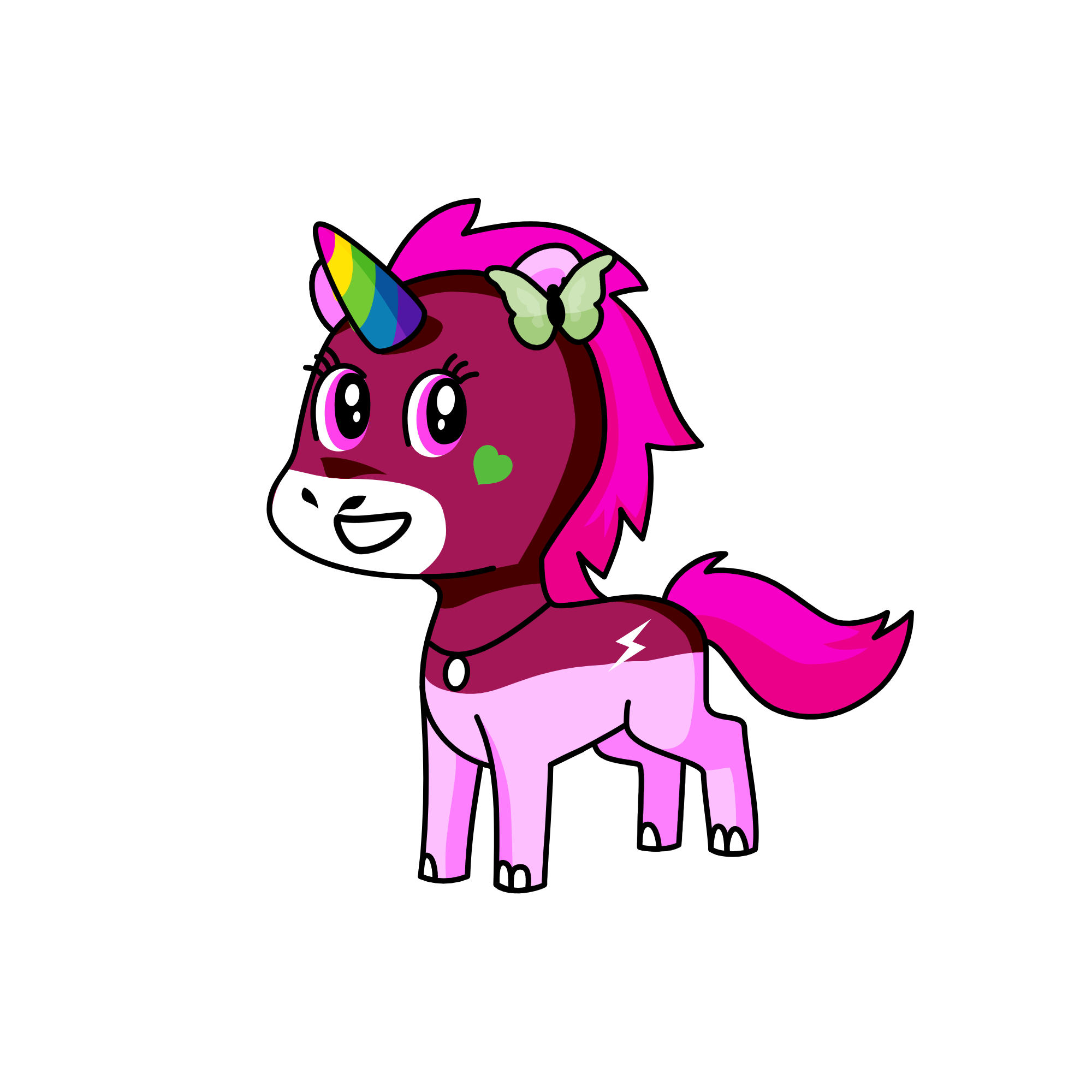Desert horse, the unicorn