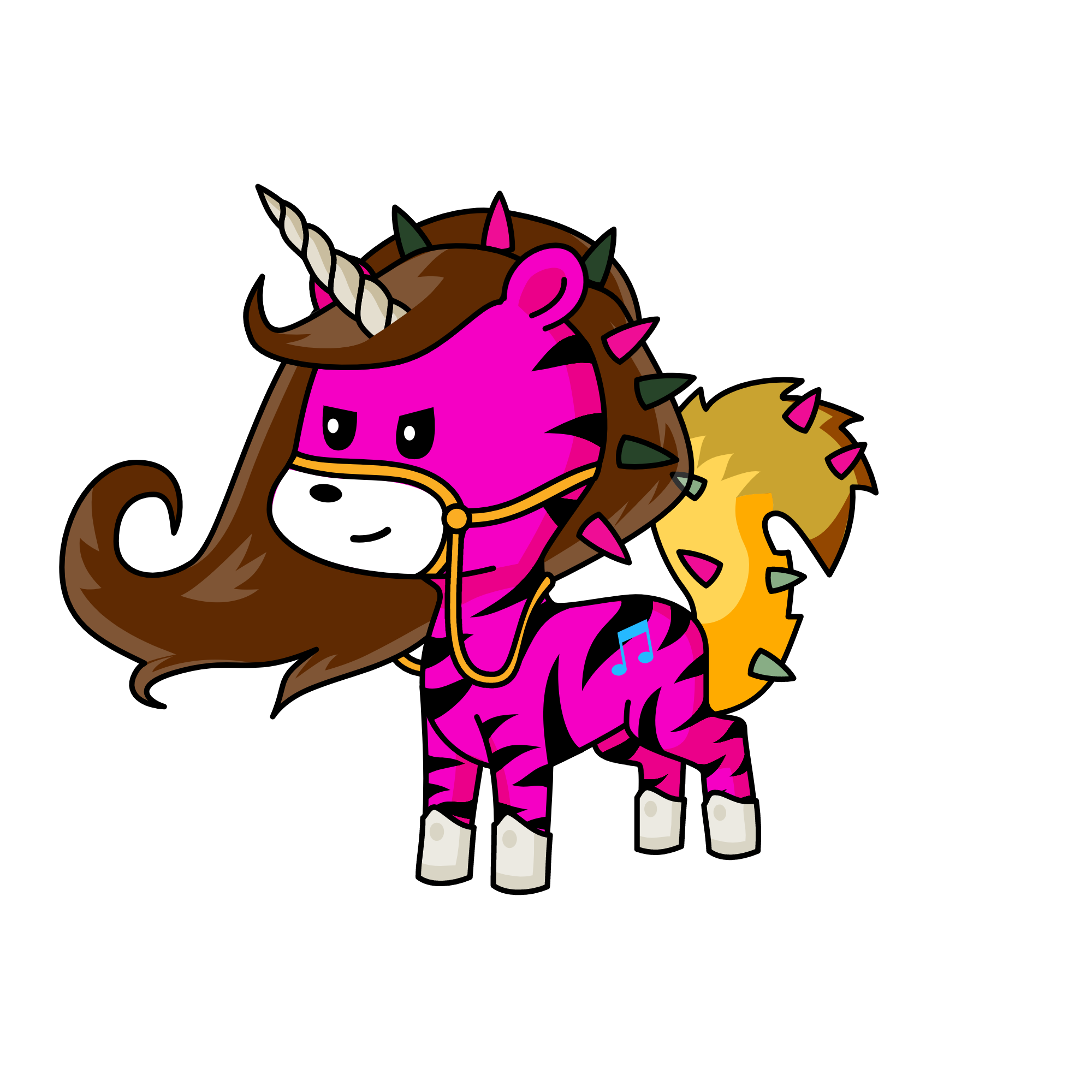 Music, the unicorn