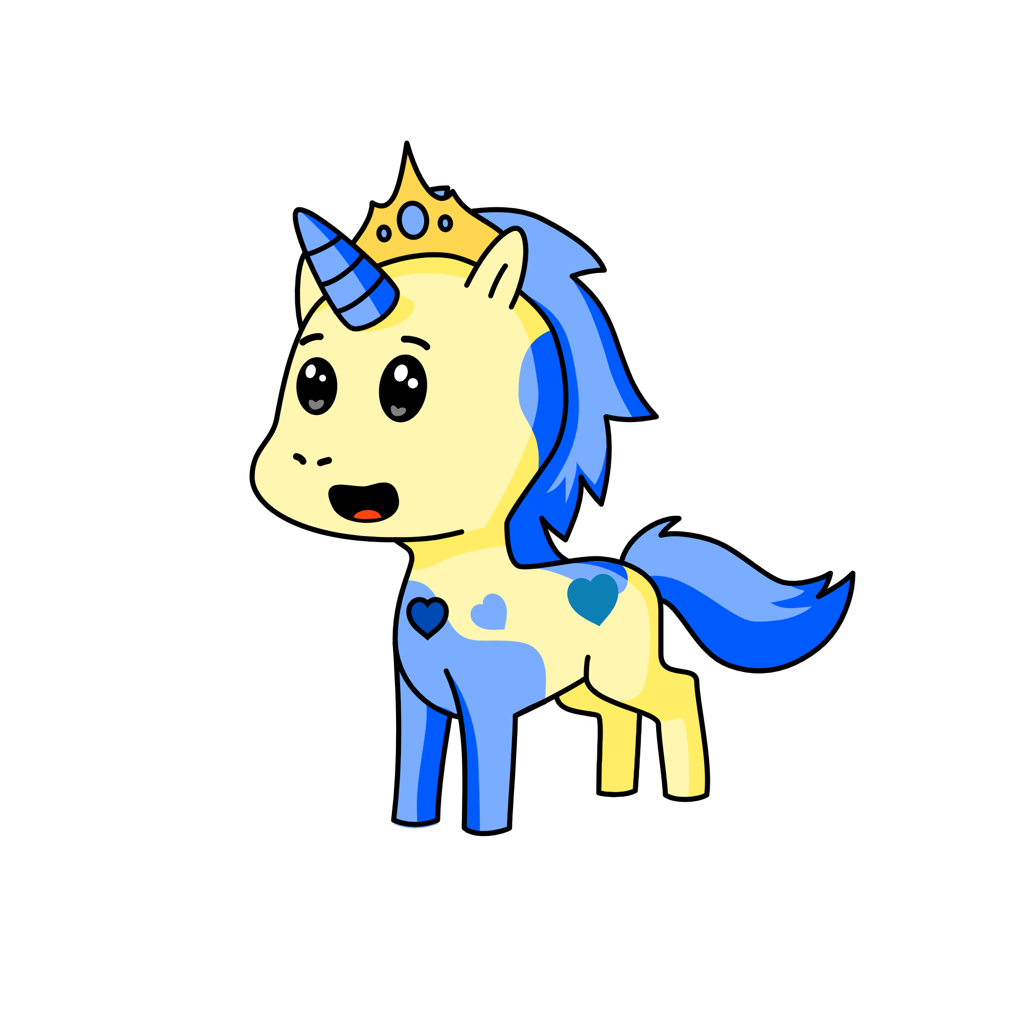 princess, the unicorn