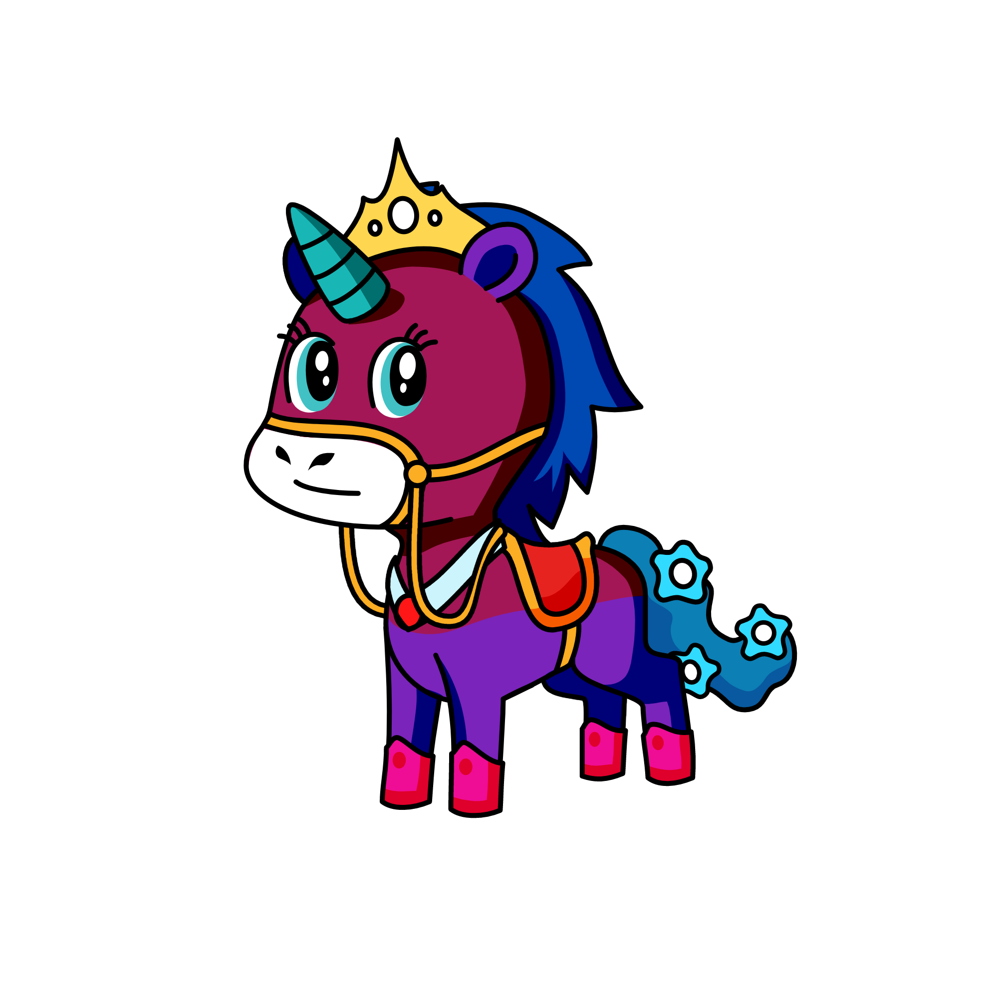 Night horse  Ninja, the unicorn