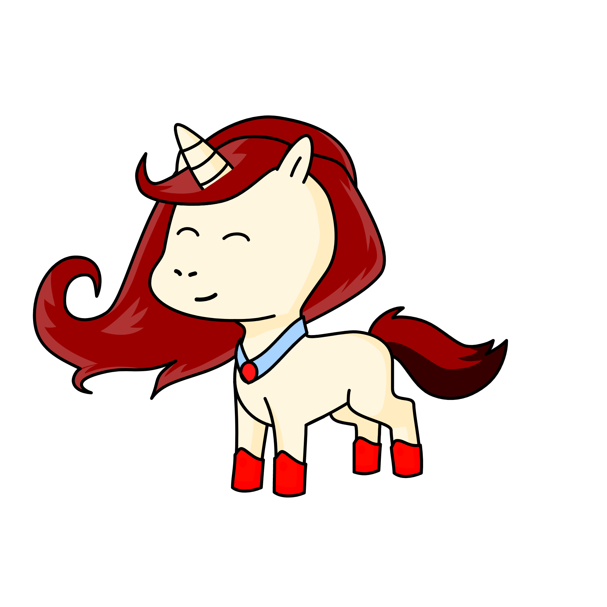 gf from fnf, the unicorn