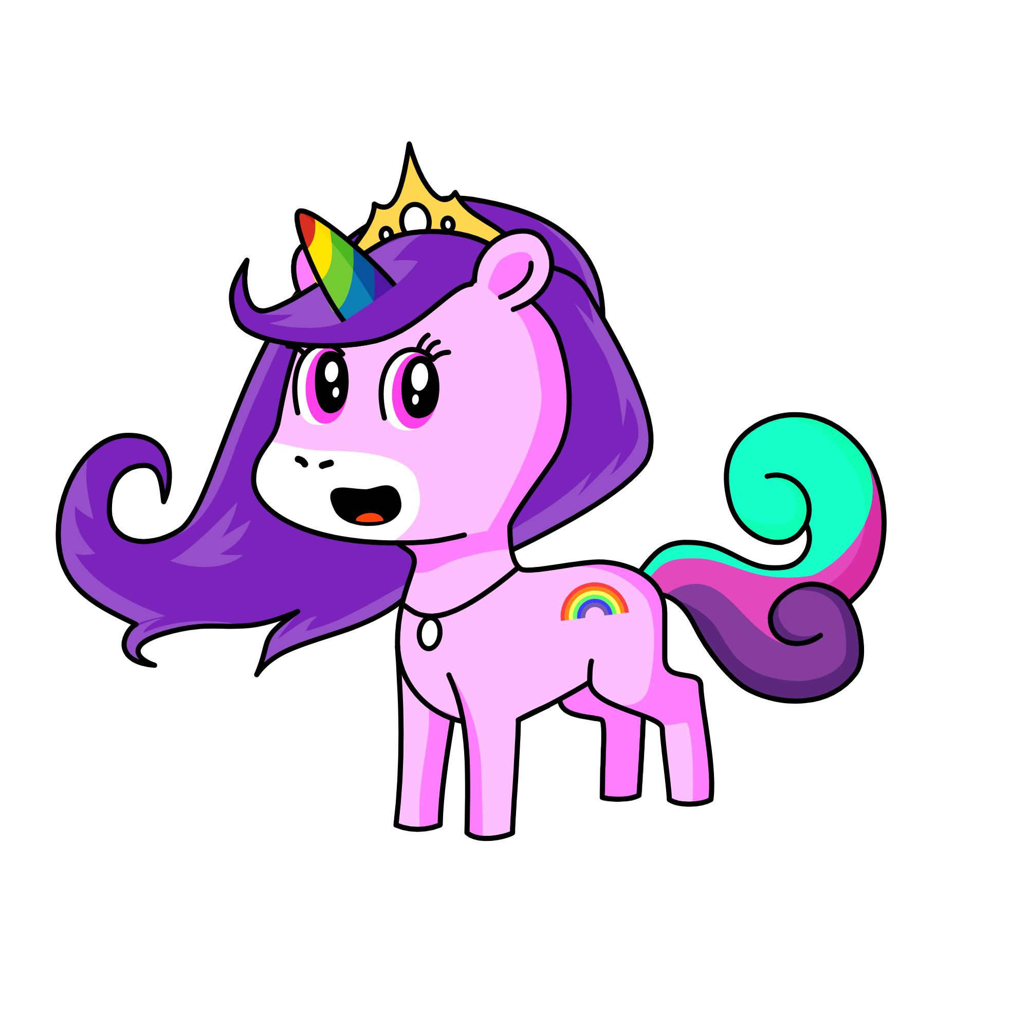 ANGEL QUEEN, the unicorn