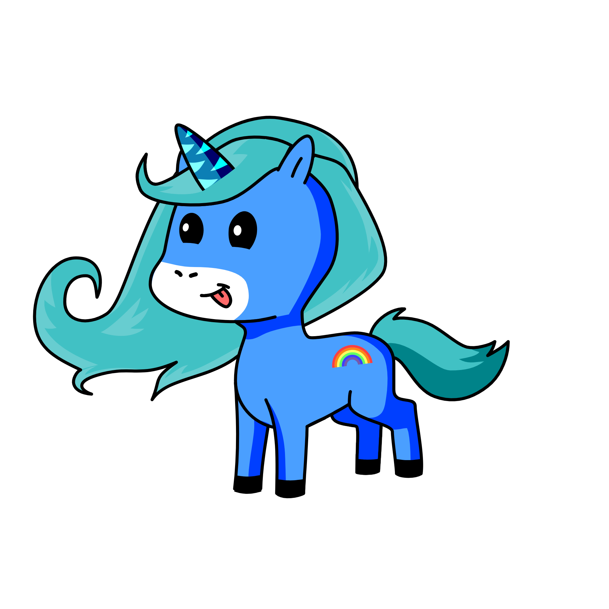 Rocky, the unicorn