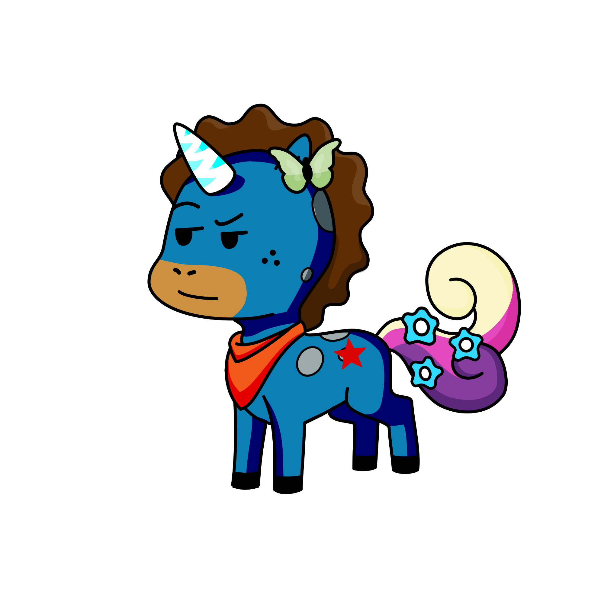 Superstar Zoe, the unicorn